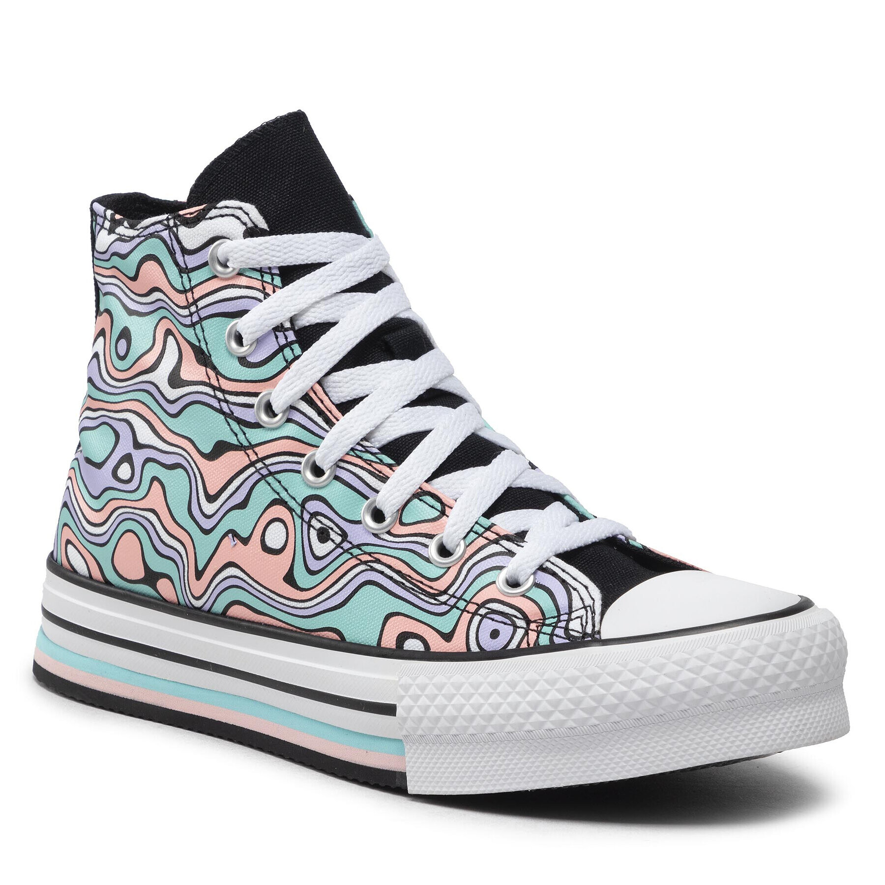 Converse Кецове Ctas Eva Lift Hi A02483C Цветен - Pepit.bg