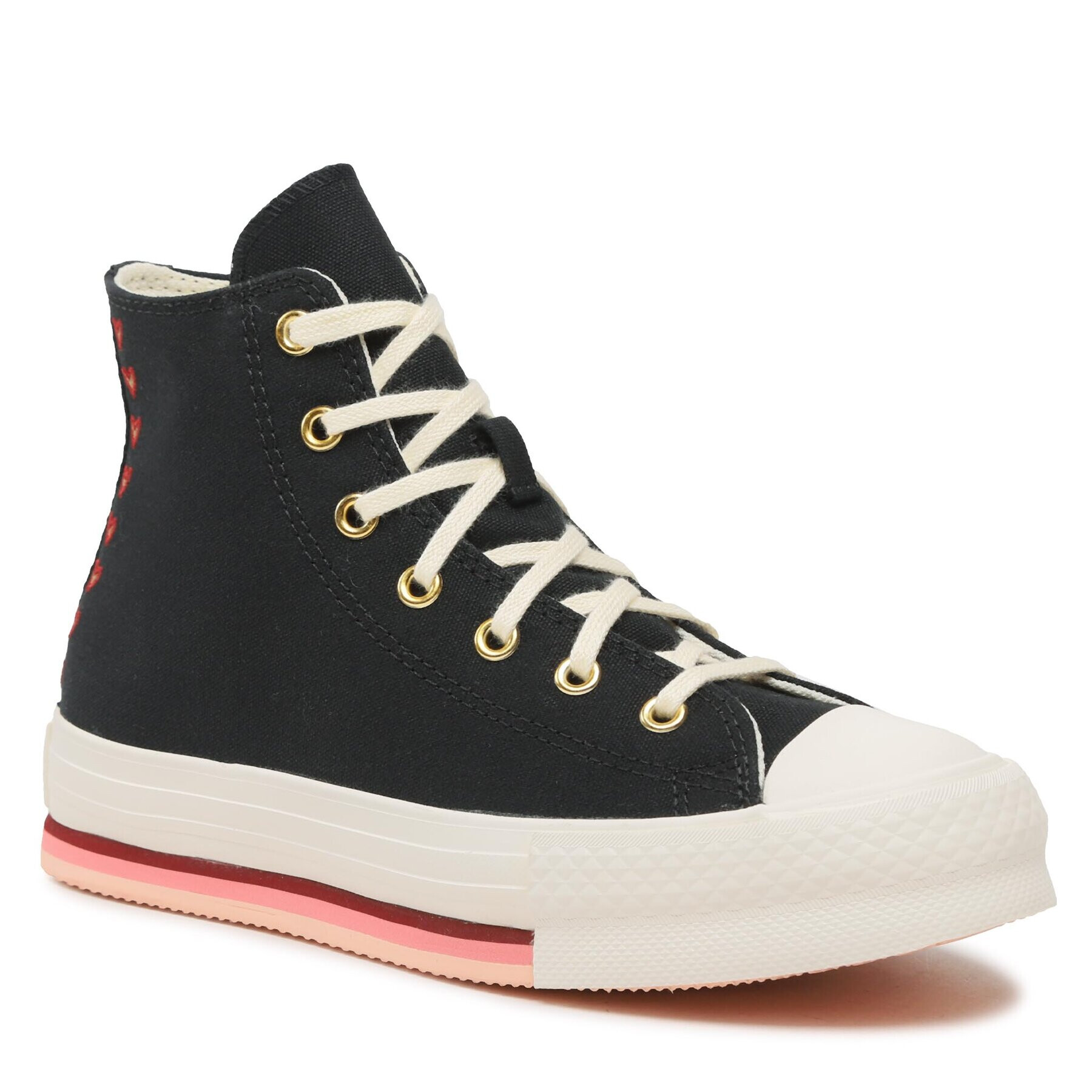Converse Кецове Ctas Eva Lift Hi A03007C Черен - Pepit.bg