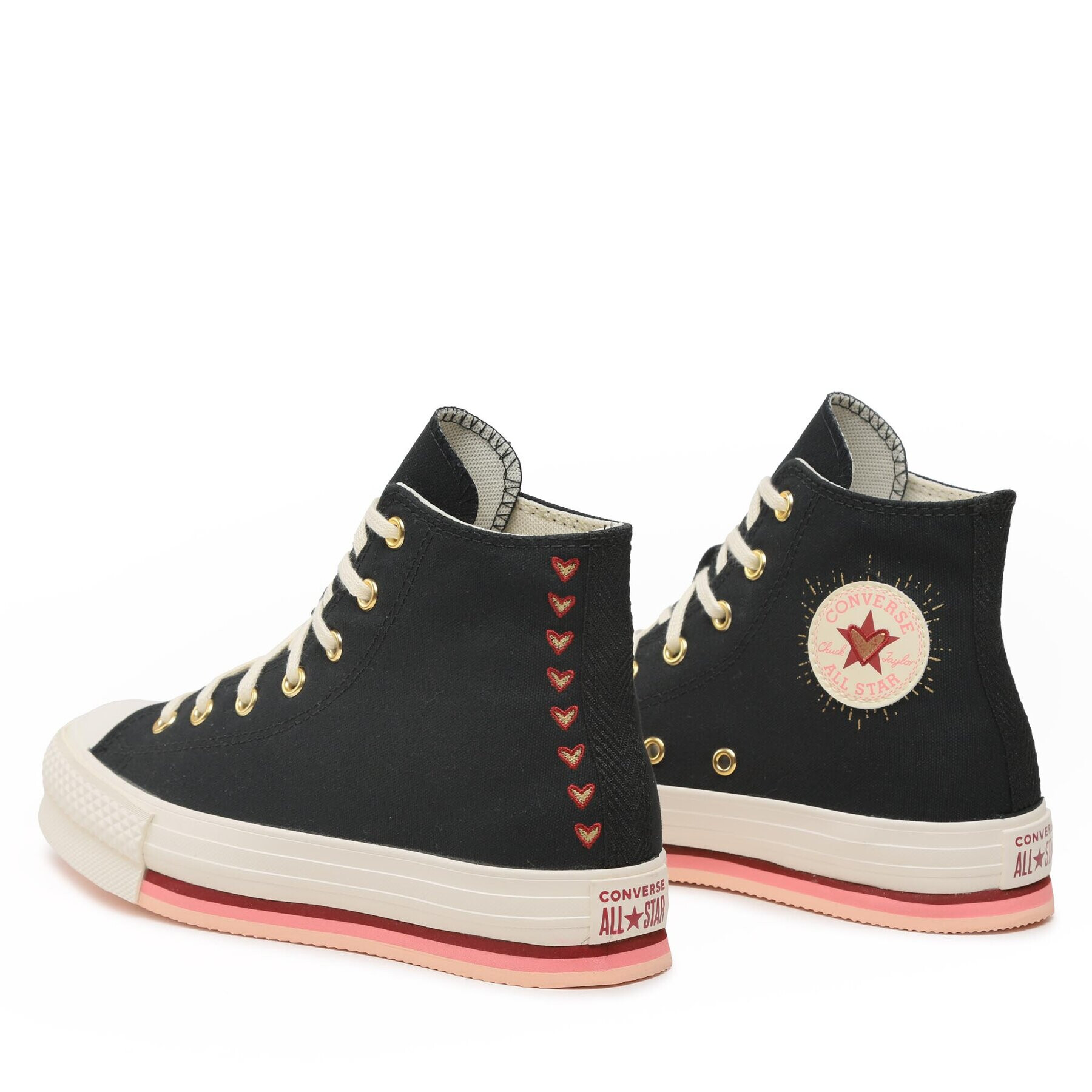 Converse Кецове Ctas Eva Lift Hi A03007C Черен - Pepit.bg