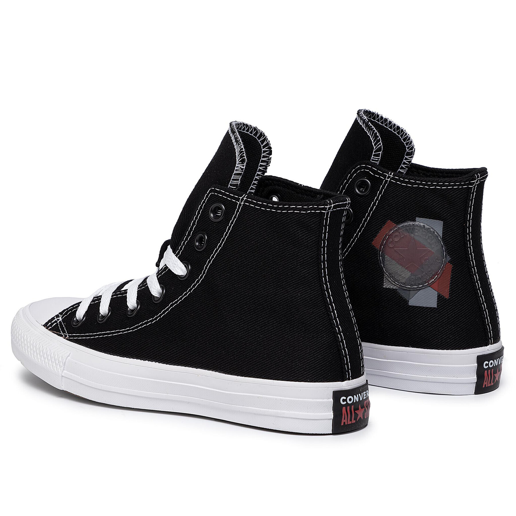 Converse Кецове Ctas Hi 165091C Черен - Pepit.bg