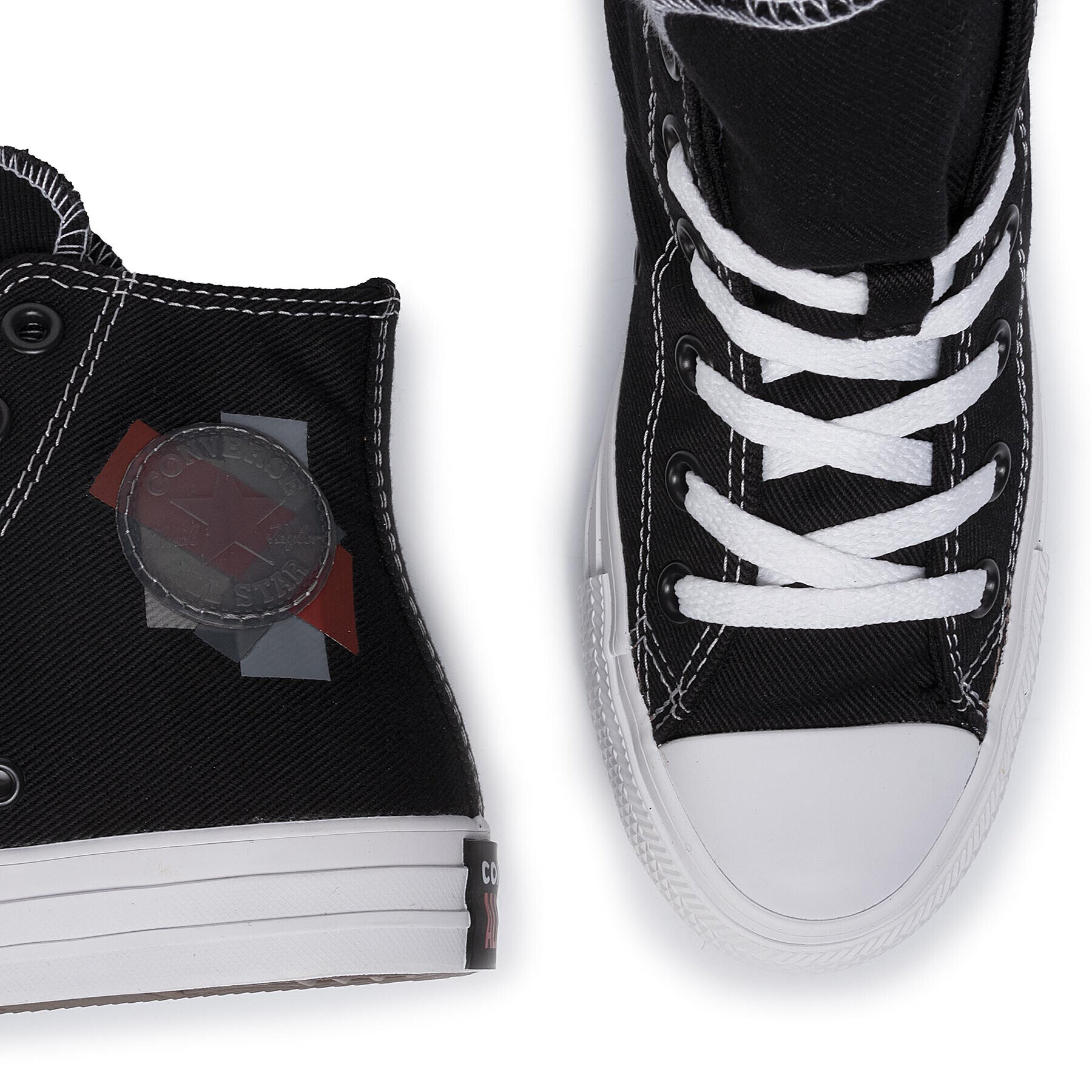 Converse Кецове Ctas Hi 165091C Черен - Pepit.bg