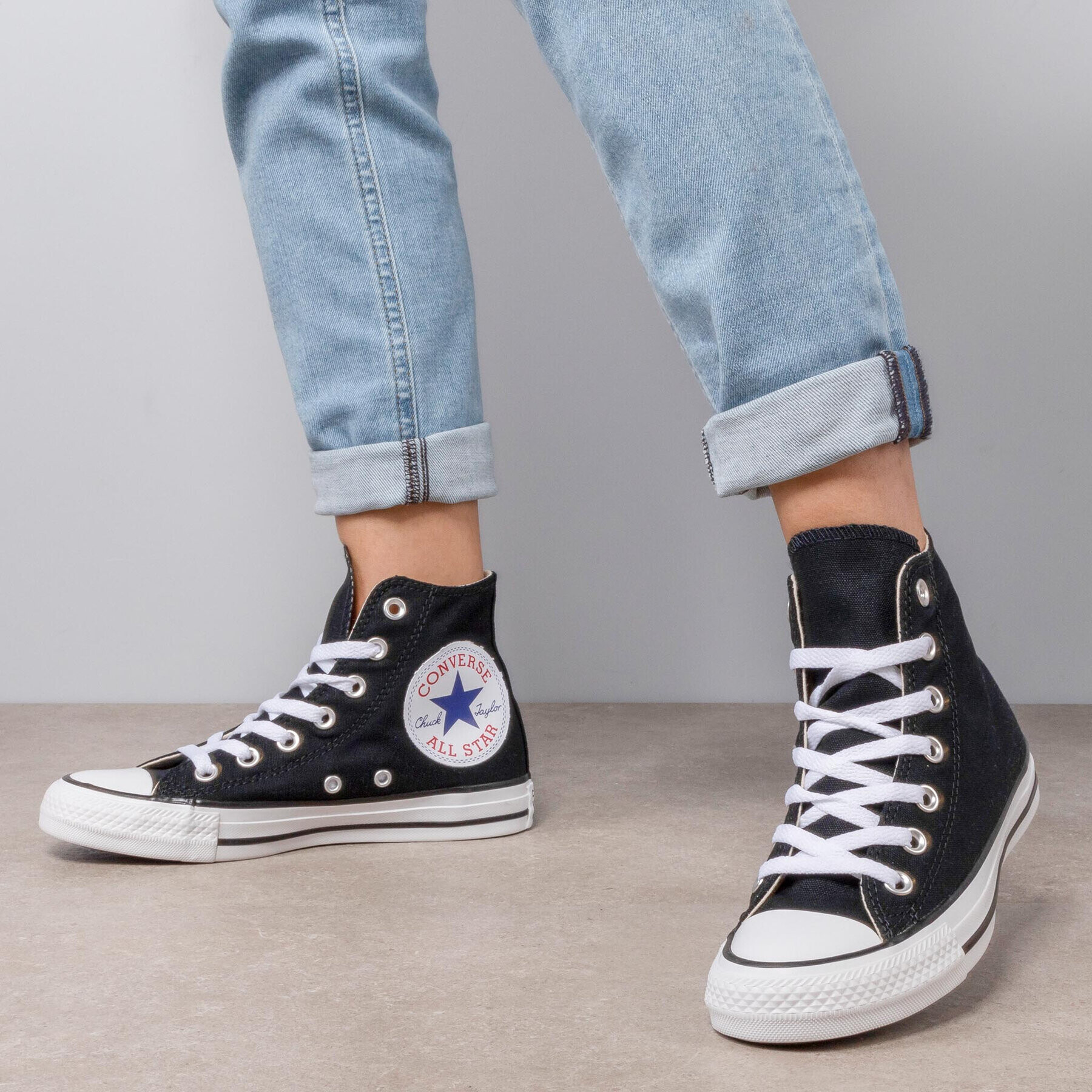 Converse Кецове Ctas Hi 165694C Черен - Pepit.bg