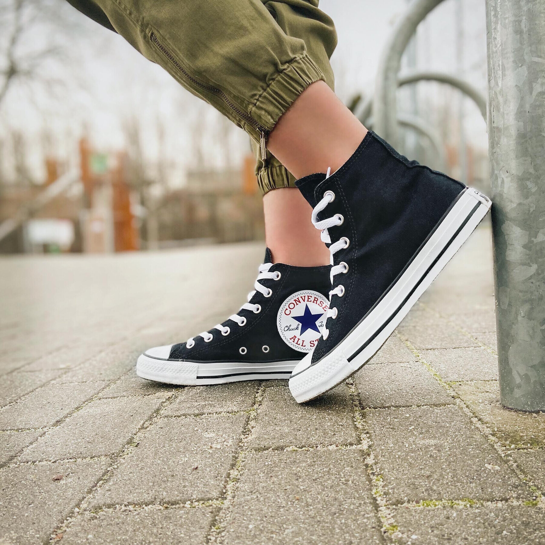 Converse Кецове Ctas Hi 165694C Черен - Pepit.bg