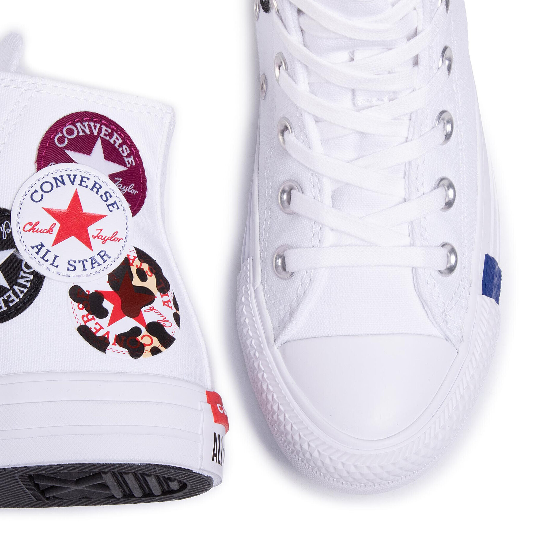 Converse Кецове Ctas Hi 166735C Бял - Pepit.bg