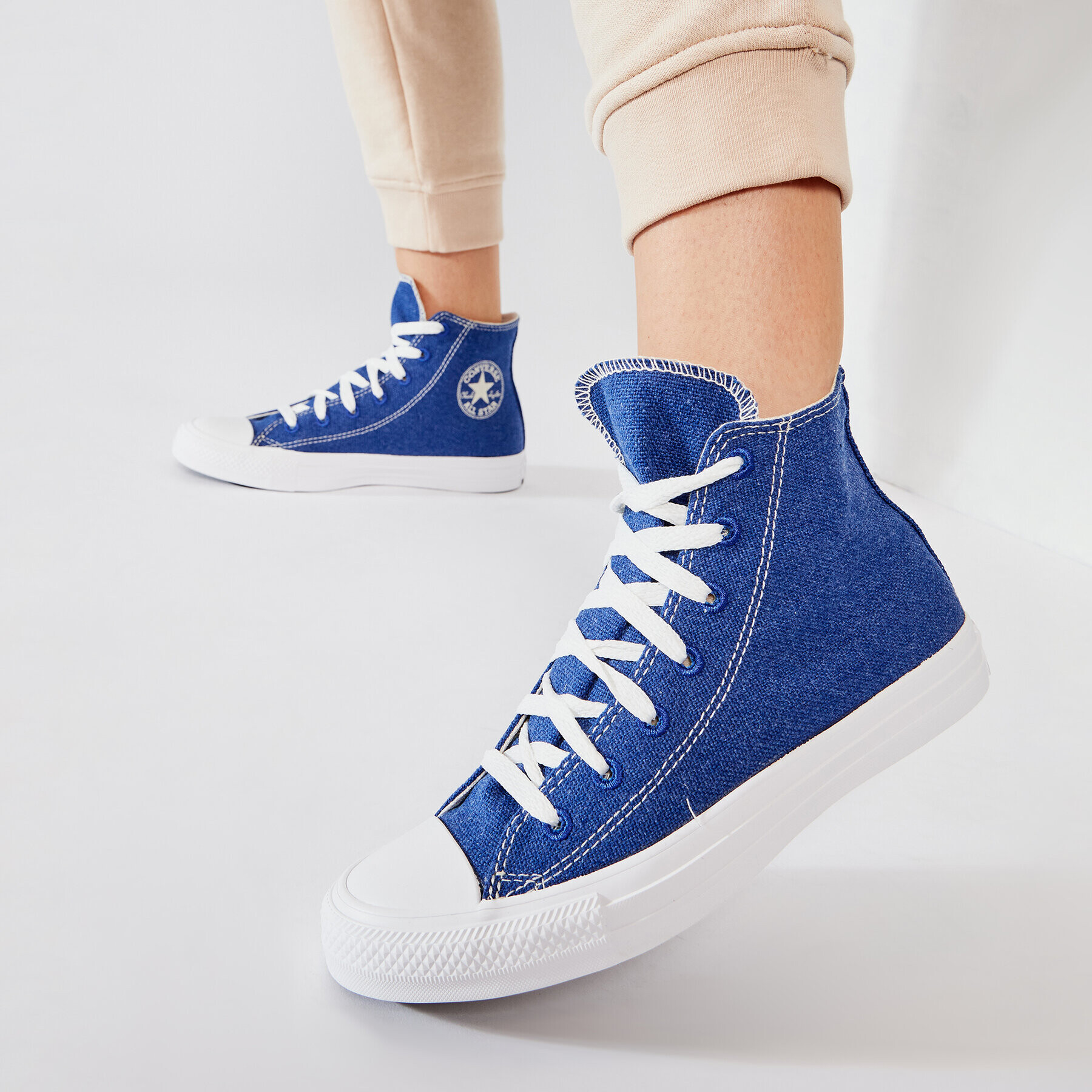 Converse Кецове Ctas Hi 166741C Син - Pepit.bg