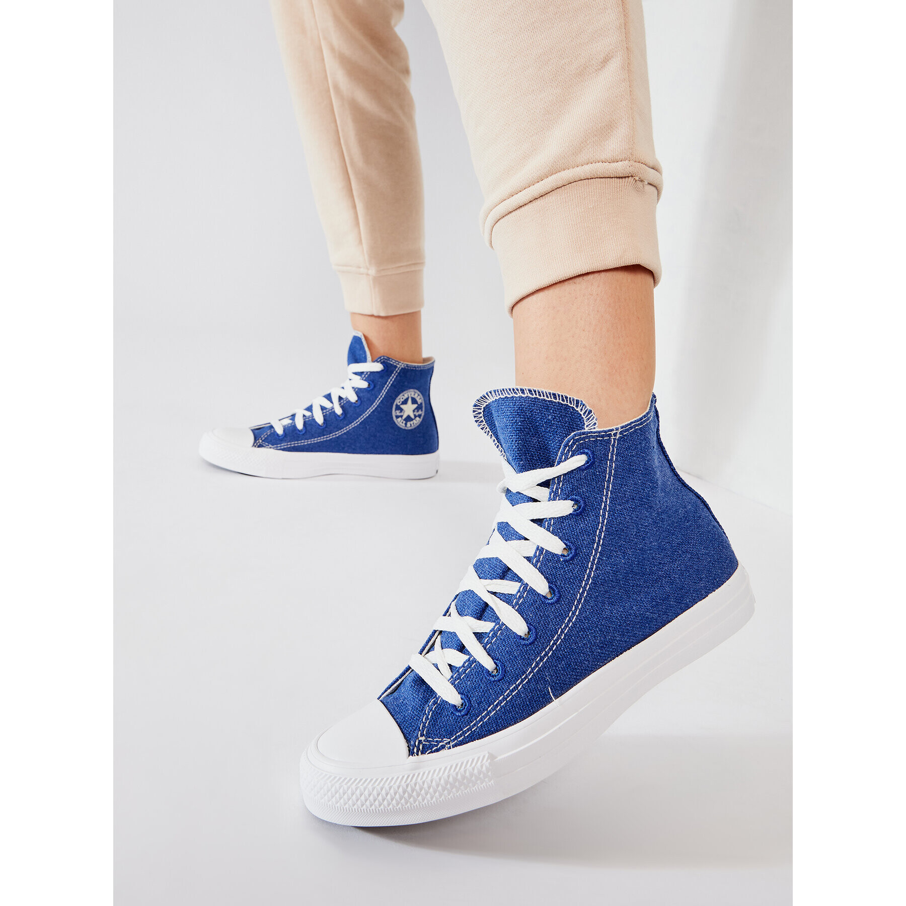 Converse Кецове Ctas Hi 166741C Син - Pepit.bg