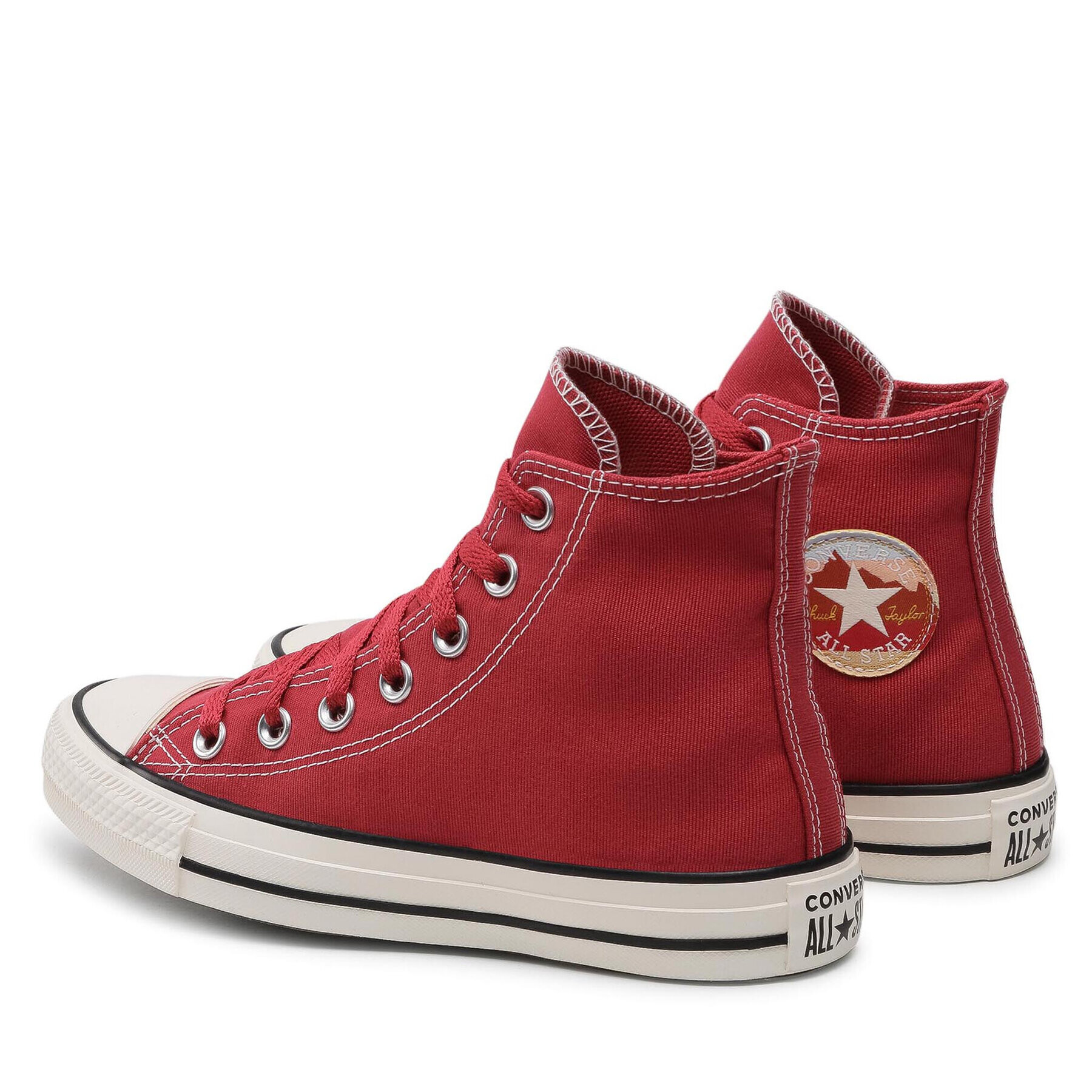 Converse Кецове Ctas Hi 170926C Червен - Pepit.bg