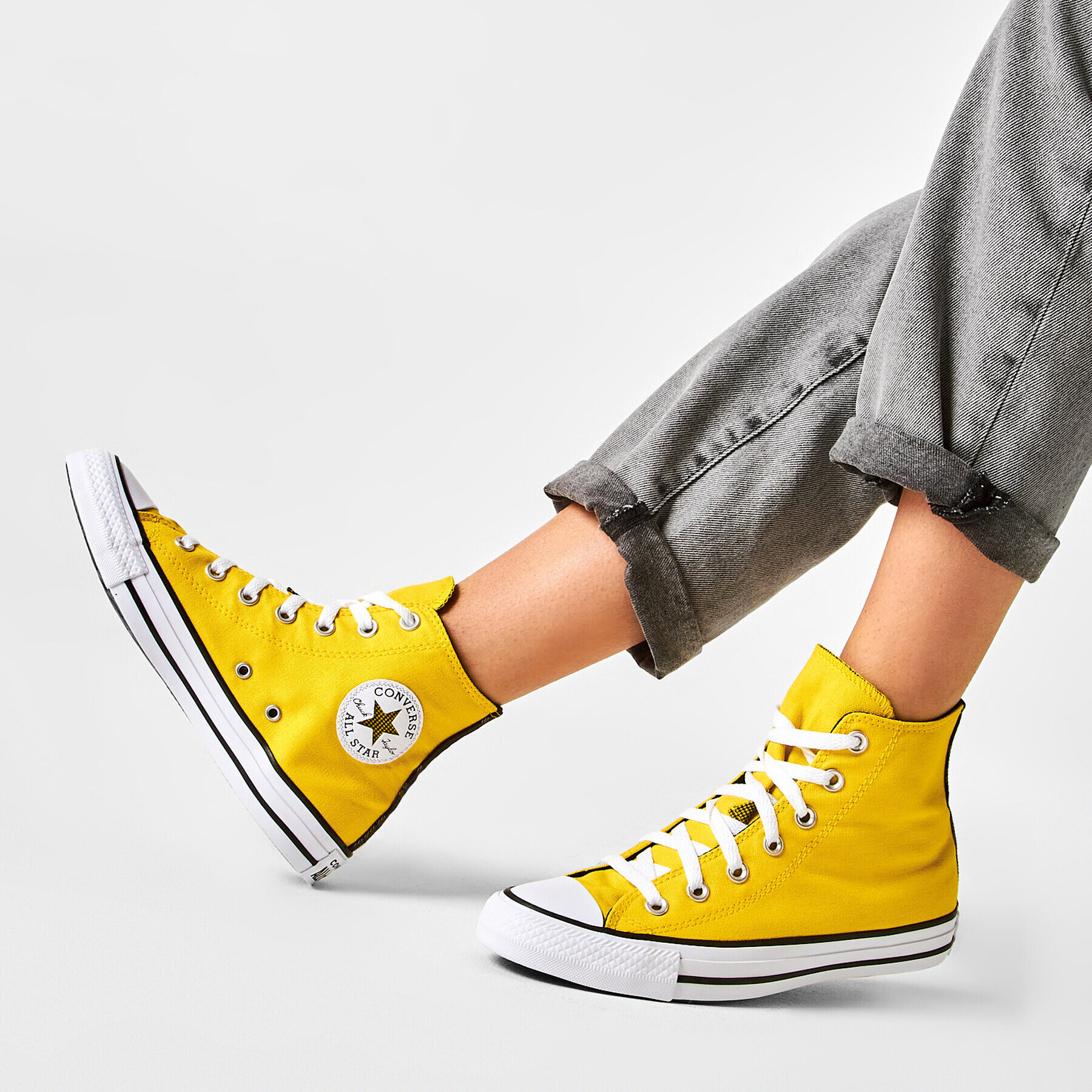 Converse Кецове Ctas Hi 568495C Жълт - Pepit.bg