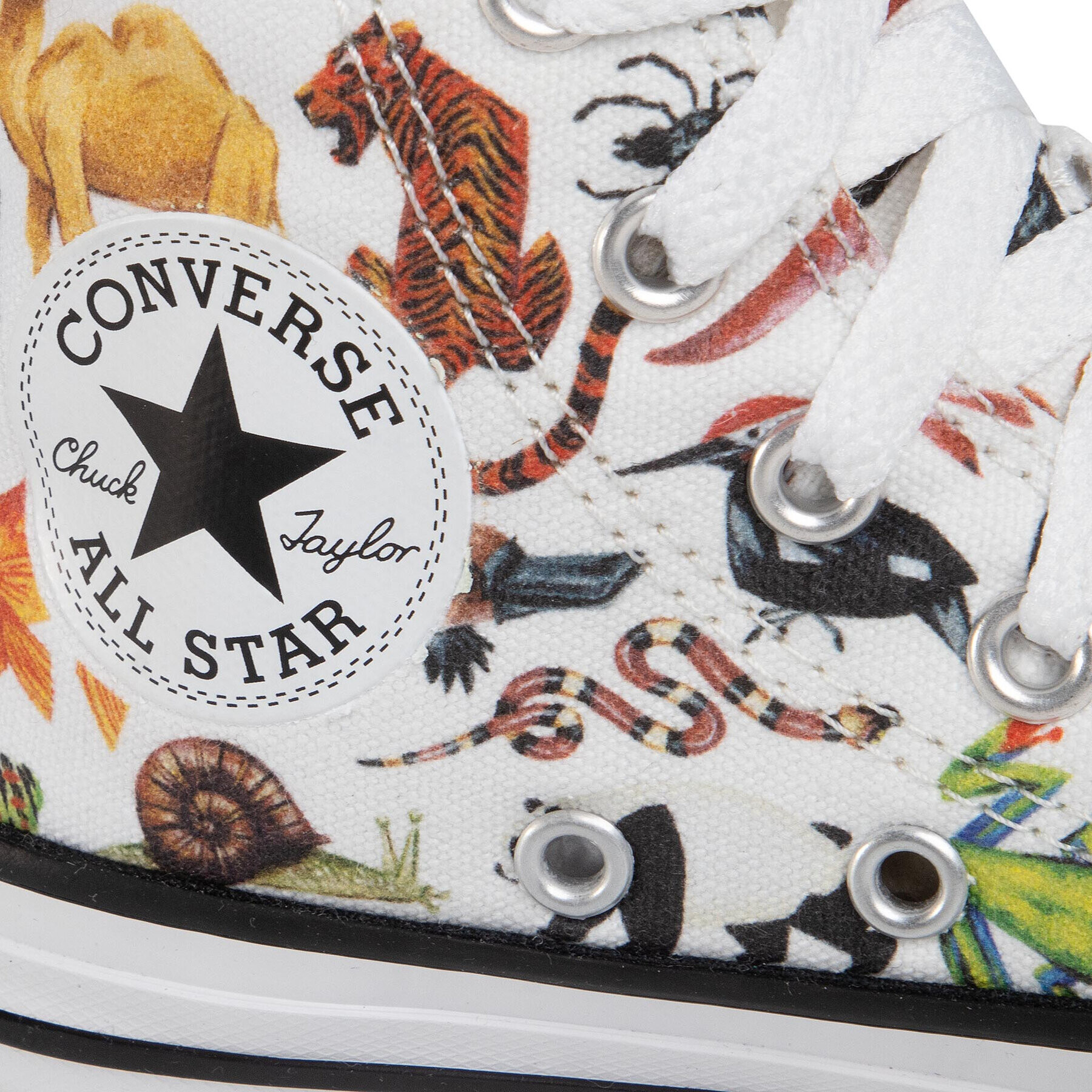 Converse Кецове Ctas Hi 668461C Бял - Pepit.bg