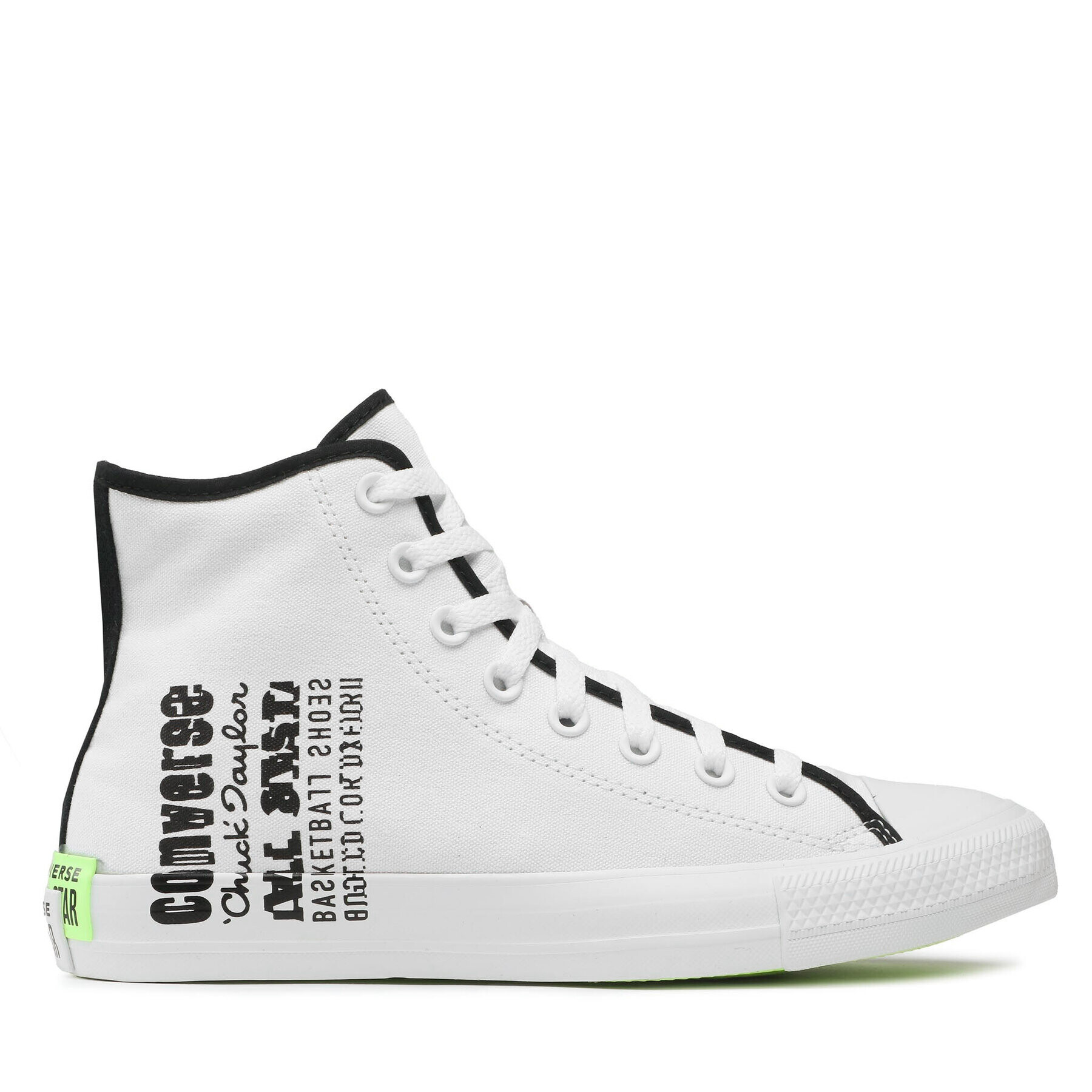 Converse Кецове Ctas Hi A02795C Бял - Pepit.bg