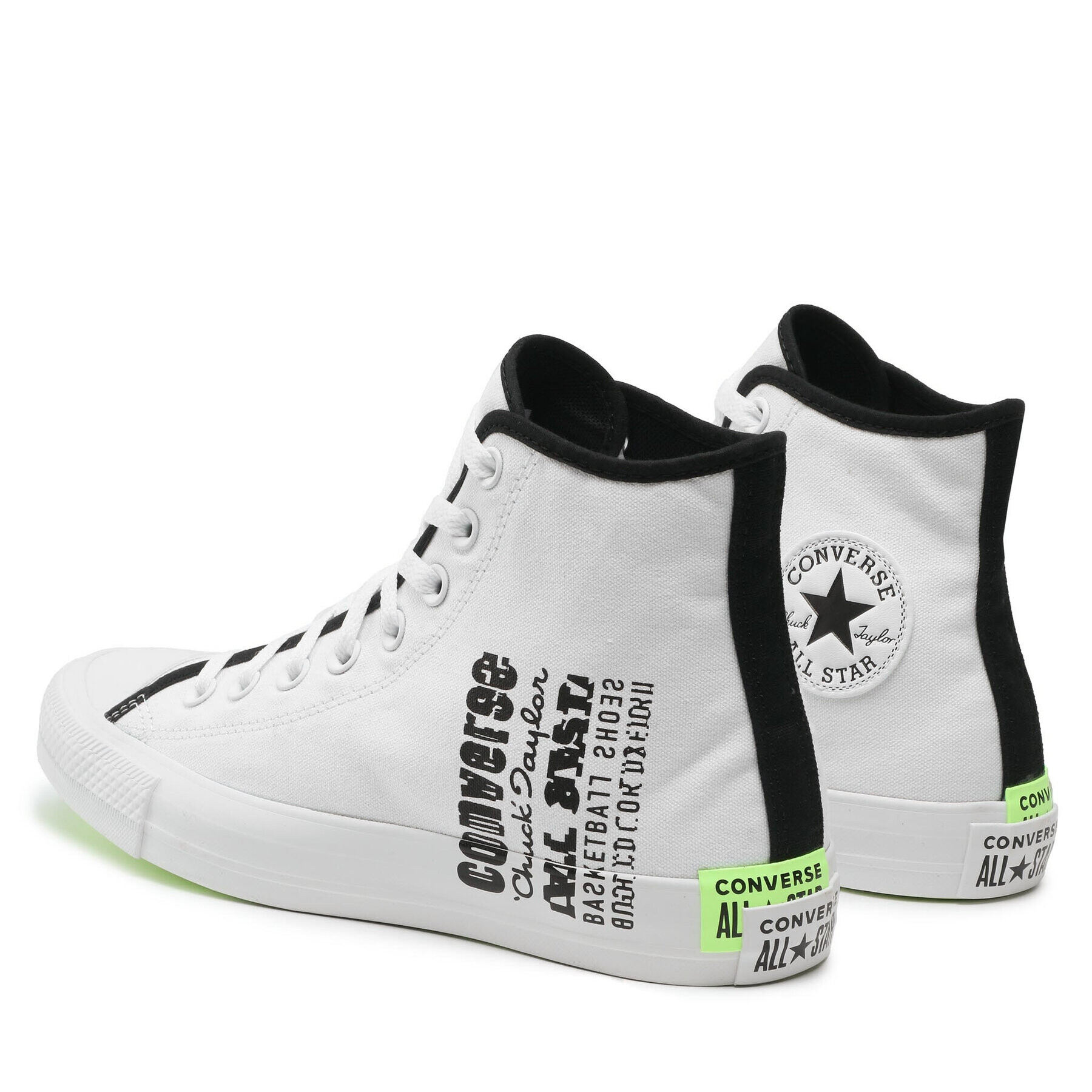 Converse Кецове Ctas Hi A02795C Бял - Pepit.bg