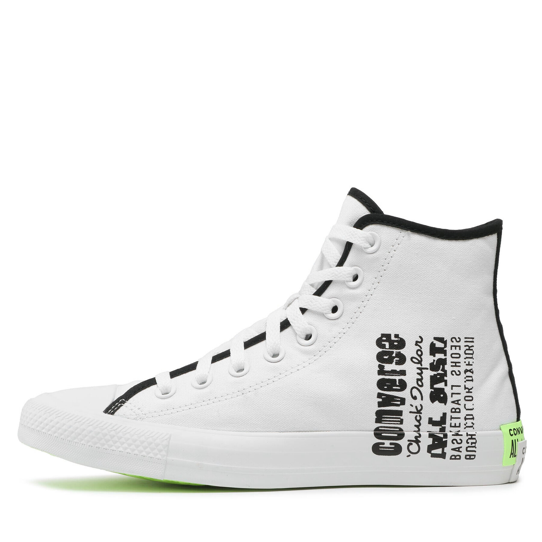 Converse Кецове Ctas Hi A02795C Бял - Pepit.bg