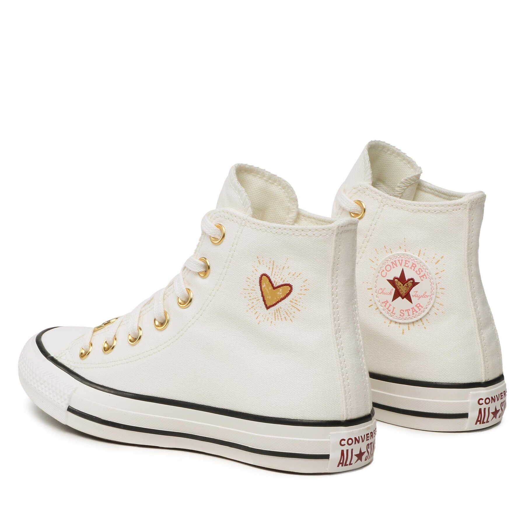 Converse Кецове Ctas Hi A05139C Бял - Pepit.bg
