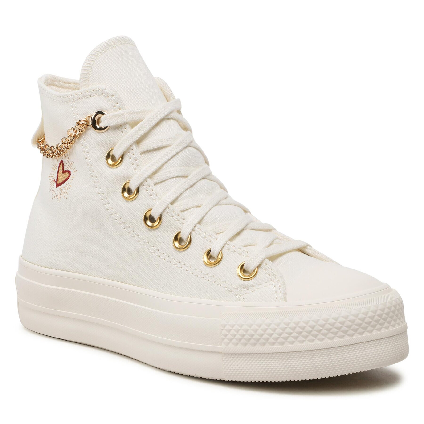 Converse Кецове Ctas Lift Hi A04453C Бял - Pepit.bg