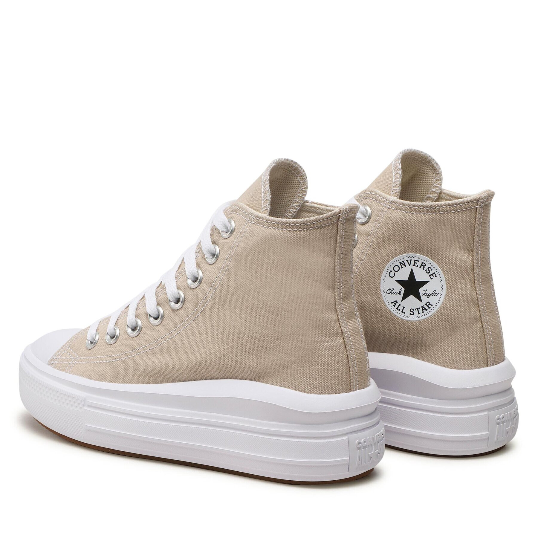 Converse Кецове Ctas Move Hi A04365C Бежов - Pepit.bg