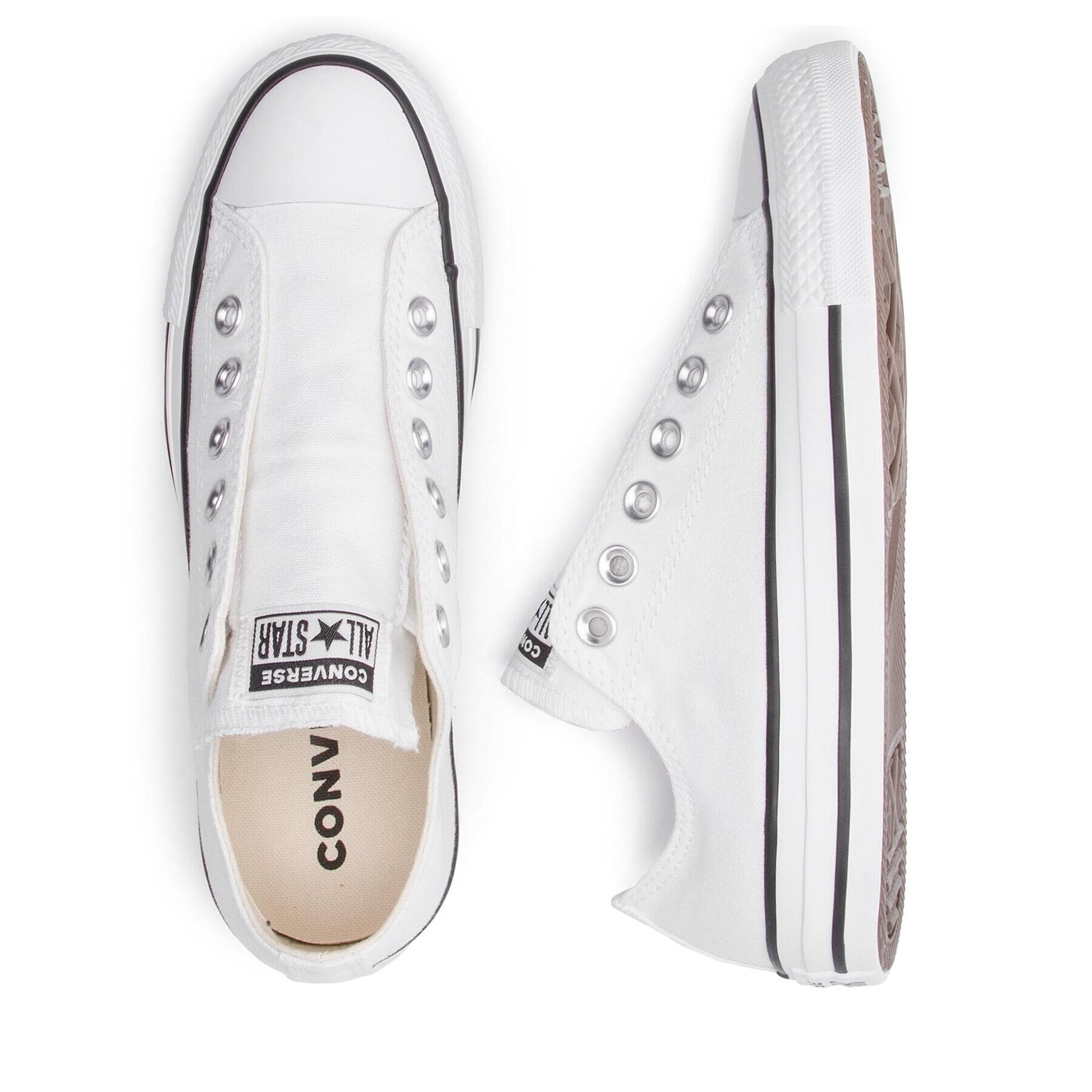 Converse Кецове Ctas Slip 164301C Бял - Pepit.bg