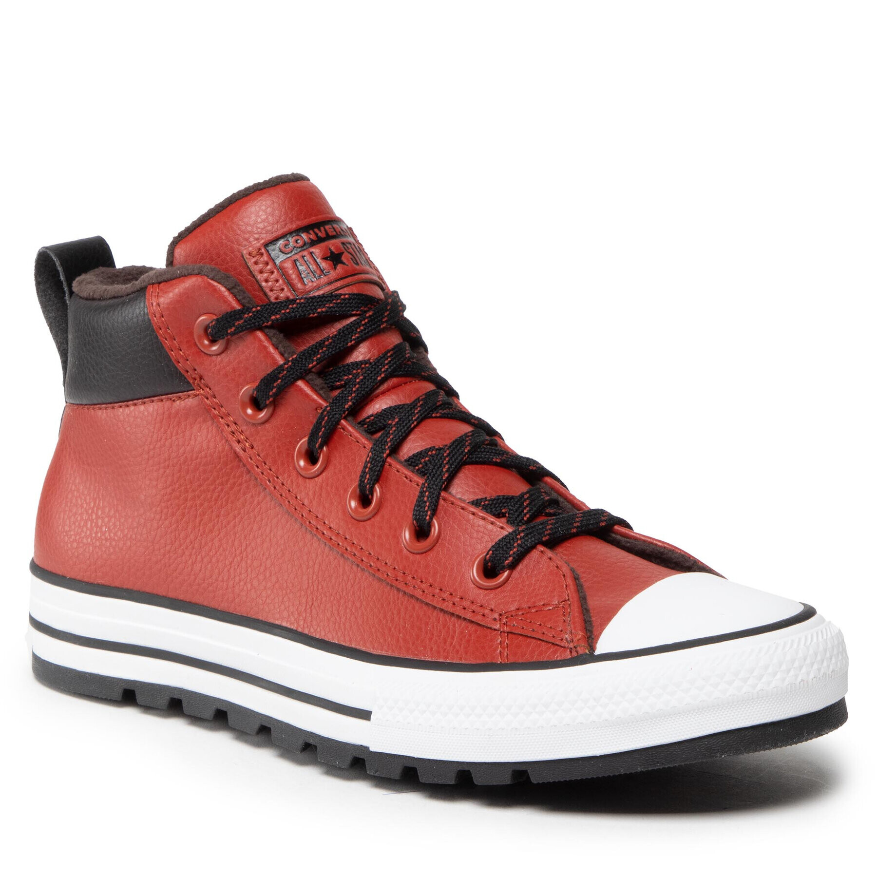 Converse Кецове Ctas Street Lugged Mid A00718C Червен - Pepit.bg