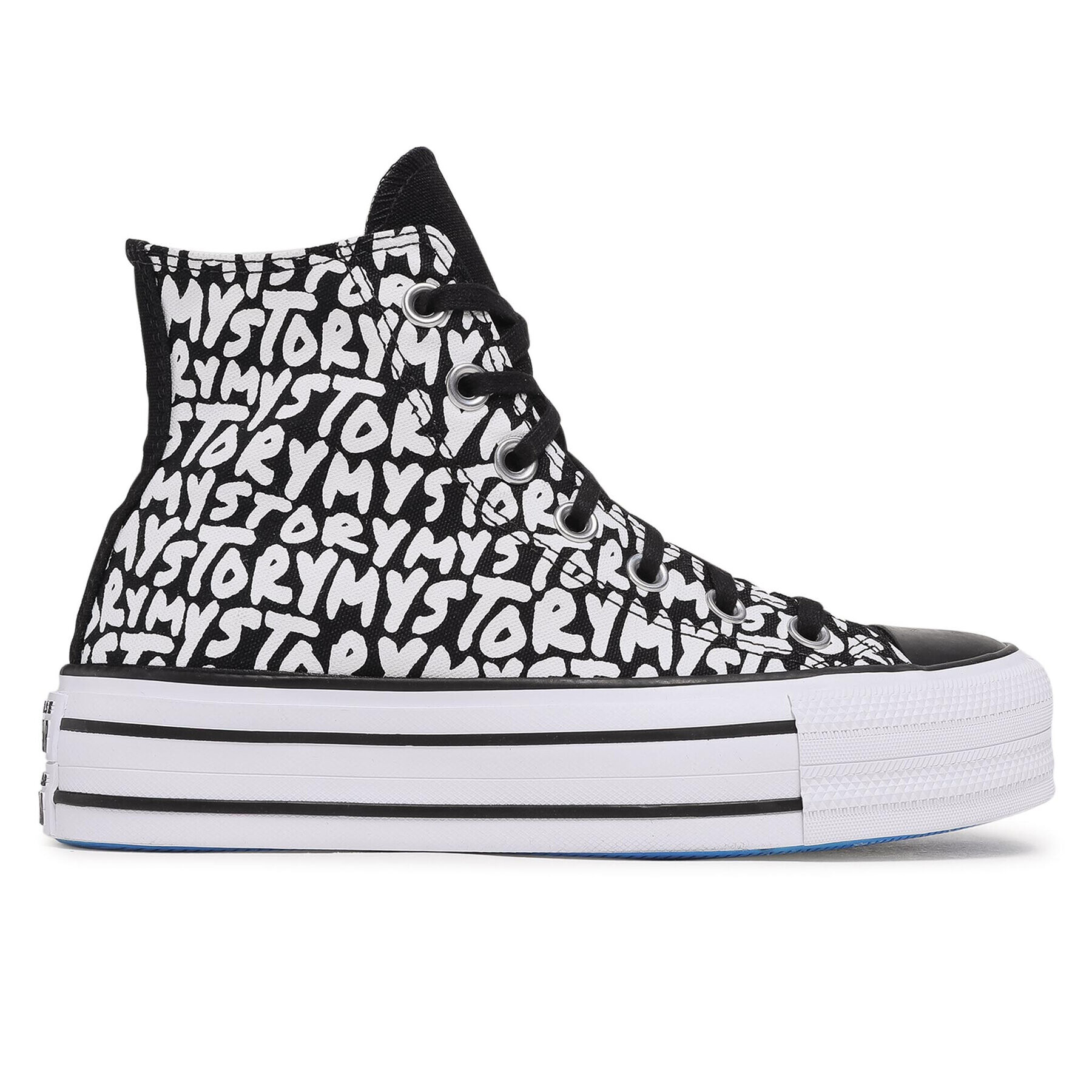 Converse Кецове Cts Double Stack Lift Hi 570321C Черен - Pepit.bg