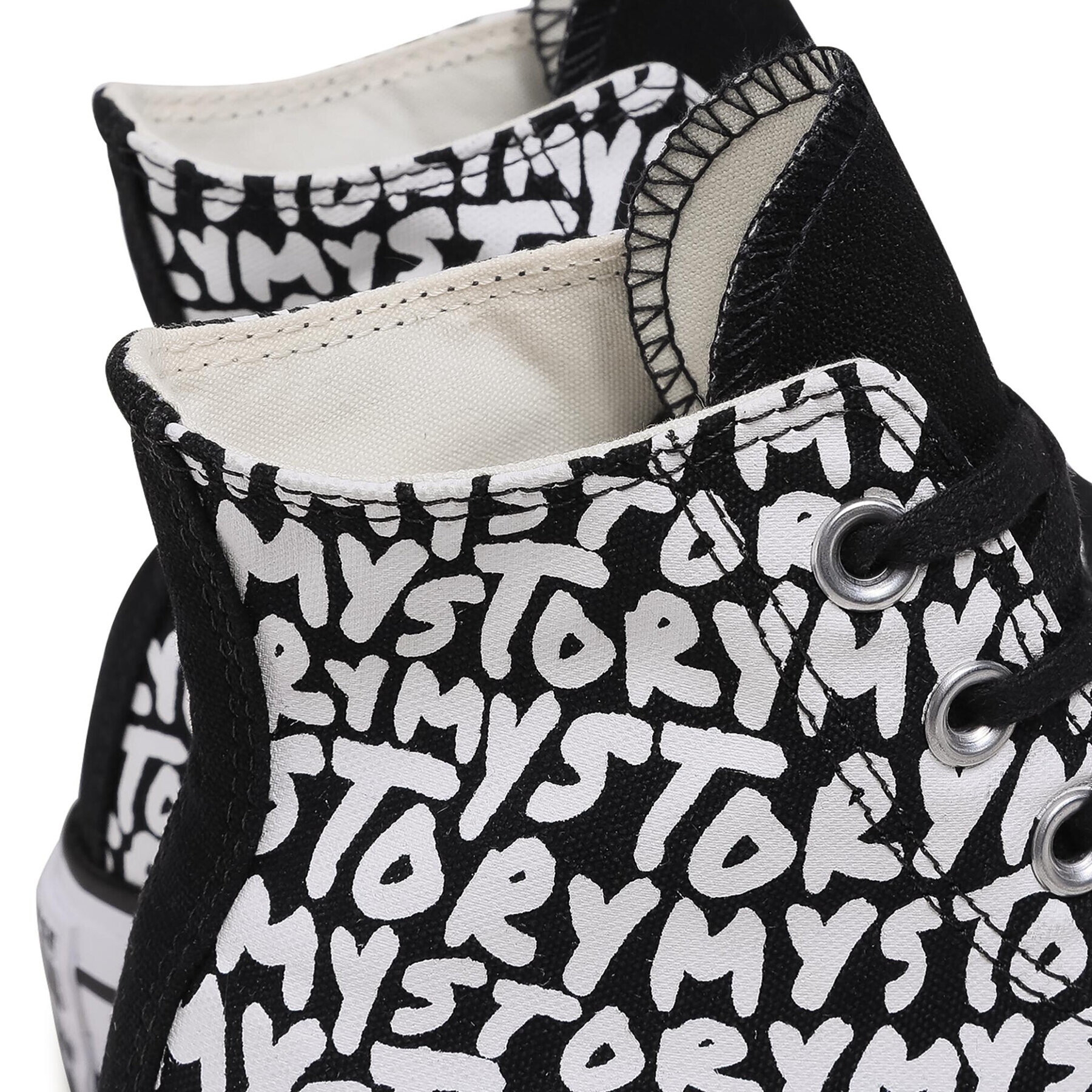 Converse Кецове Cts Double Stack Lift Hi 570321C Черен - Pepit.bg