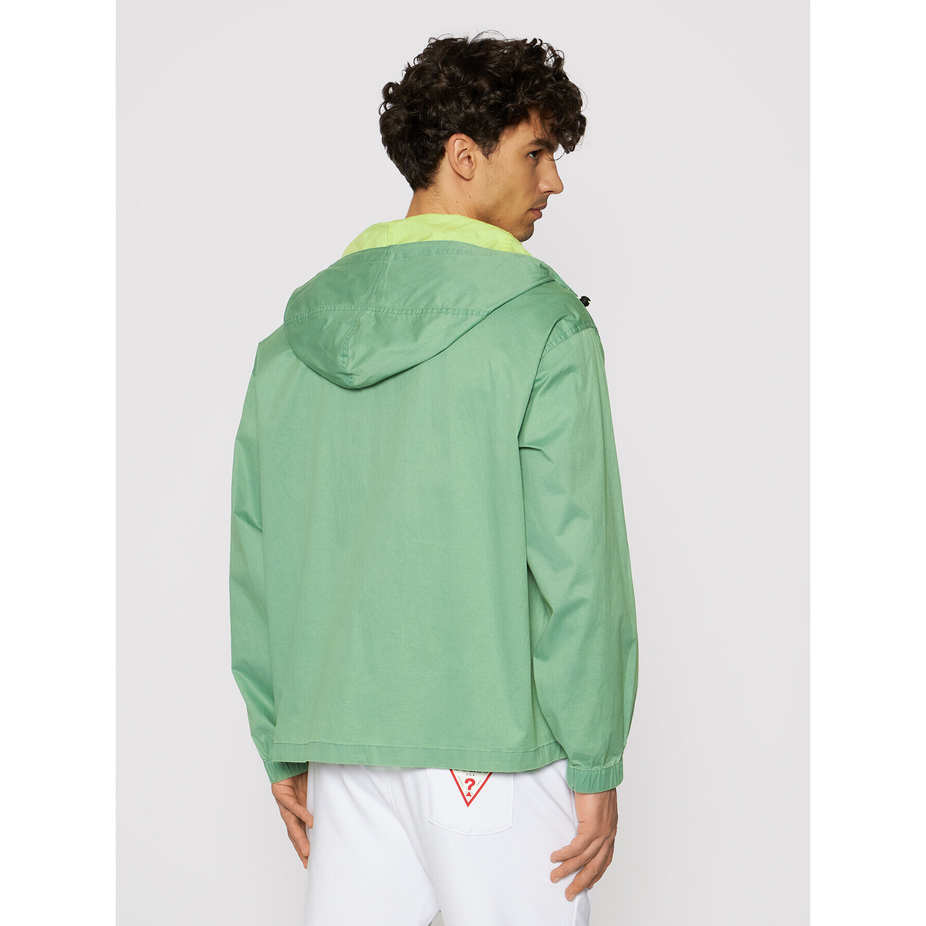 Converse Преходно яке Double Pocket 10021097-A03 Зелен Regular Fit - Pepit.bg