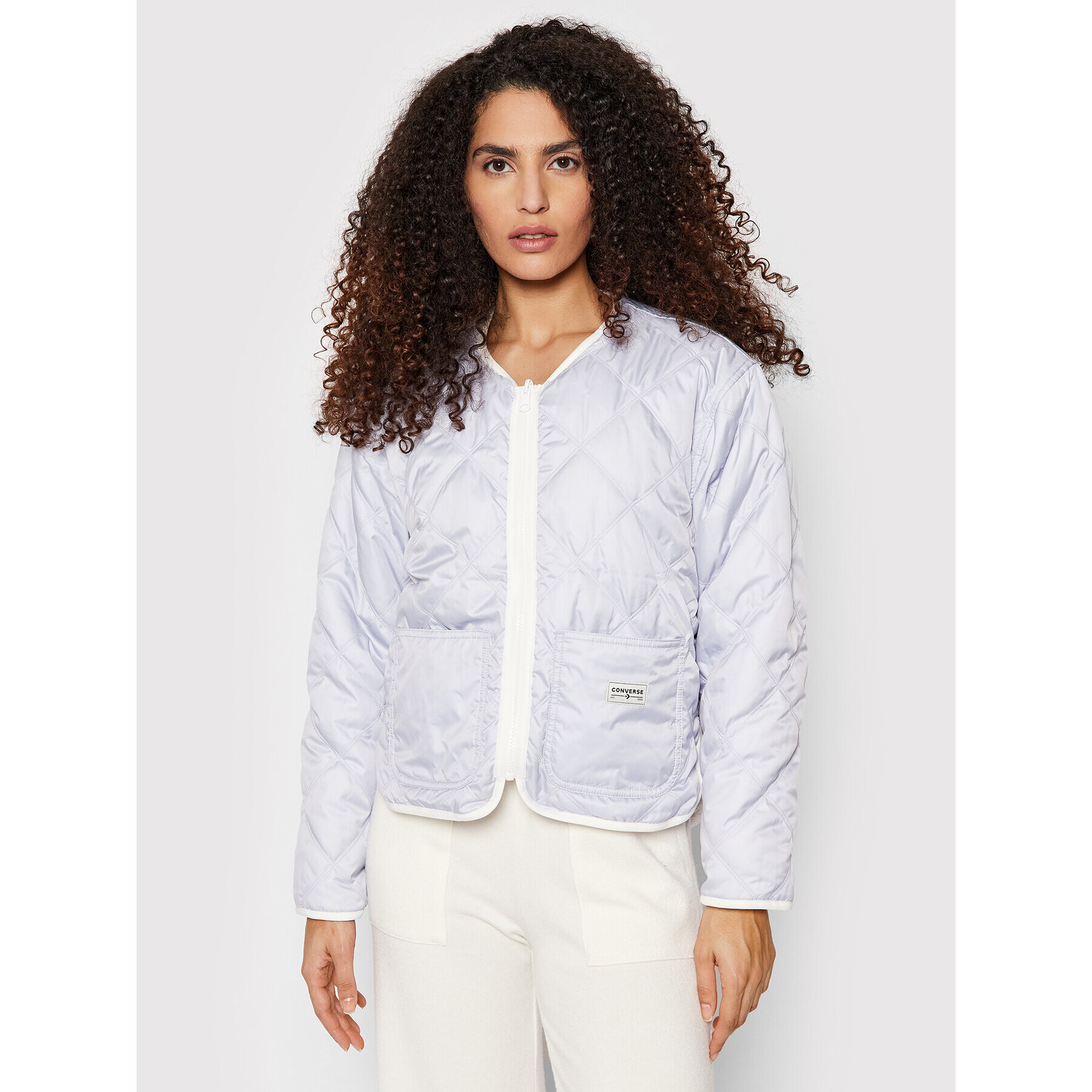 Converse Преходно яке Reversible Sherpa 10022733-A02 Син Regular Fit - Pepit.bg