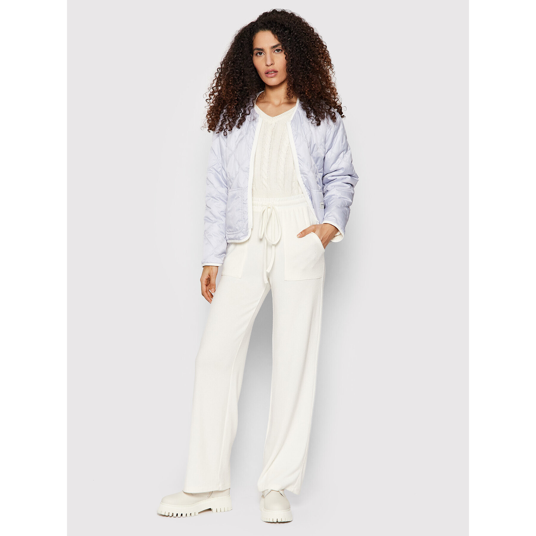 Converse Преходно яке Reversible Sherpa 10022733-A02 Син Regular Fit - Pepit.bg