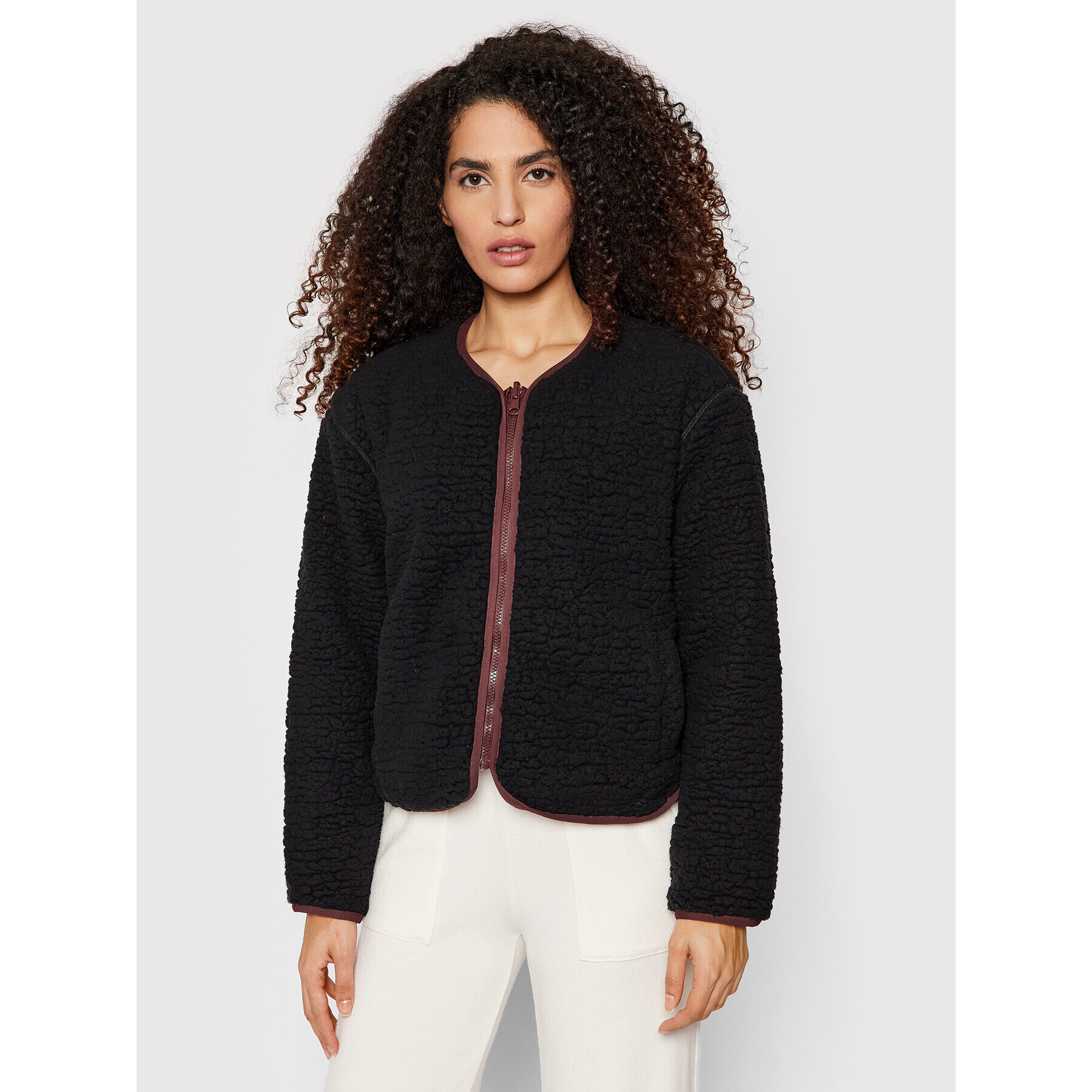 Converse Преходно яке Reversible Sherpa 10022733-A03 Бордо Regular Fit - Pepit.bg
