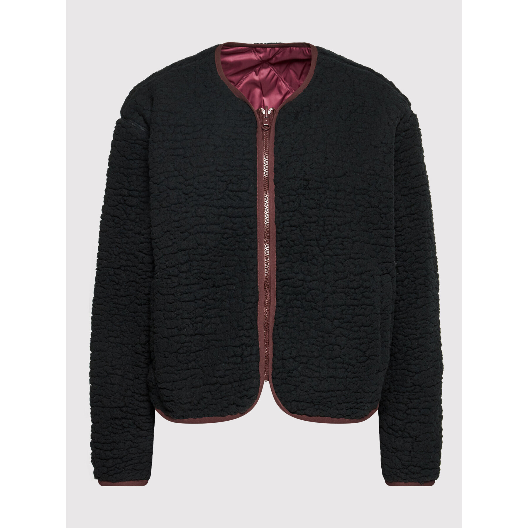 Converse Преходно яке Reversible Sherpa 10022733-A03 Бордо Regular Fit - Pepit.bg