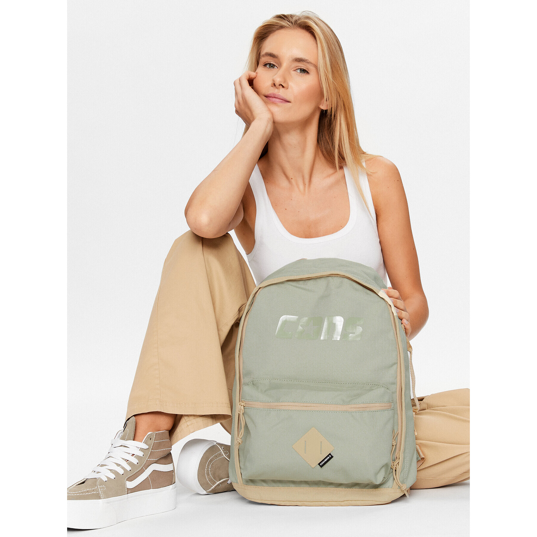 Converse Раница CONS BACKPACK 10023806-A07 Зелен - Pepit.bg