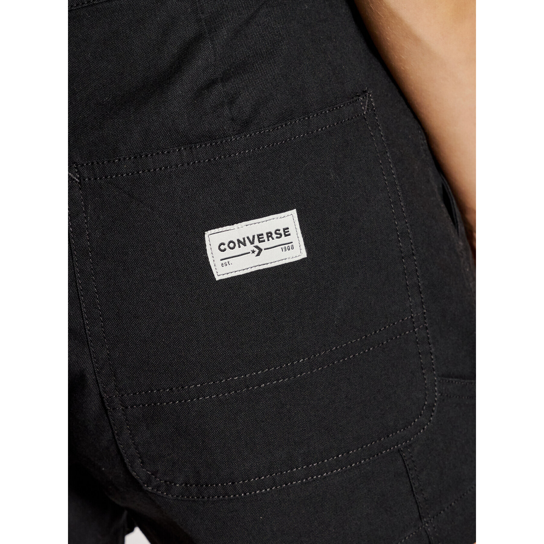 Converse Шорти от плат Carpenter 10021475-A02 Черен Regular Fit - Pepit.bg