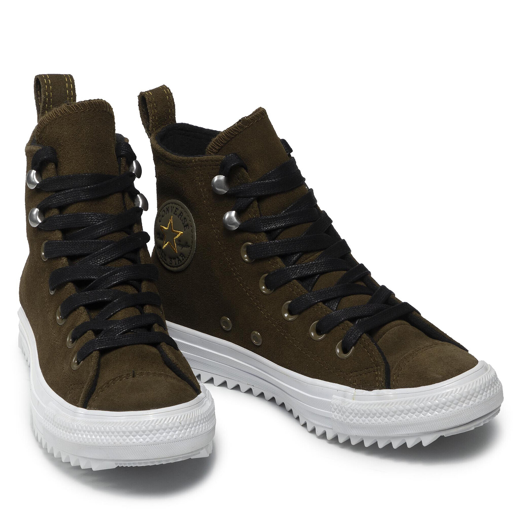 Converse Сникърси Ctas Hiker Hi 565238C Зелен - Pepit.bg