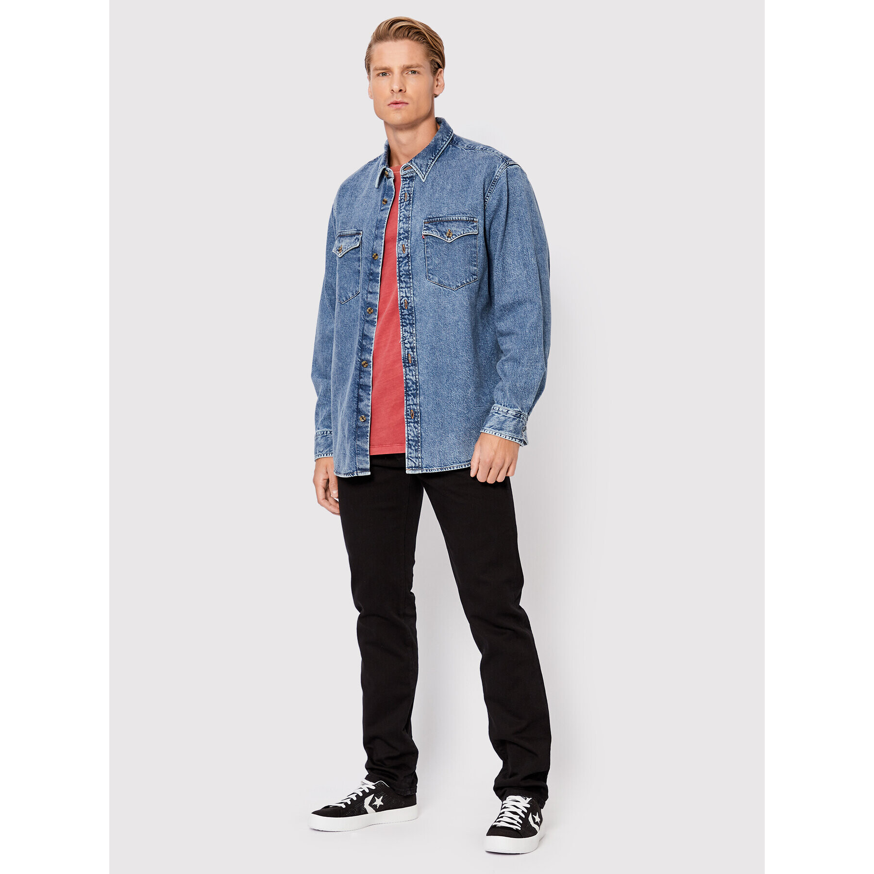 Converse Кецове Pl Lite Ox A00381C Черен - Pepit.bg