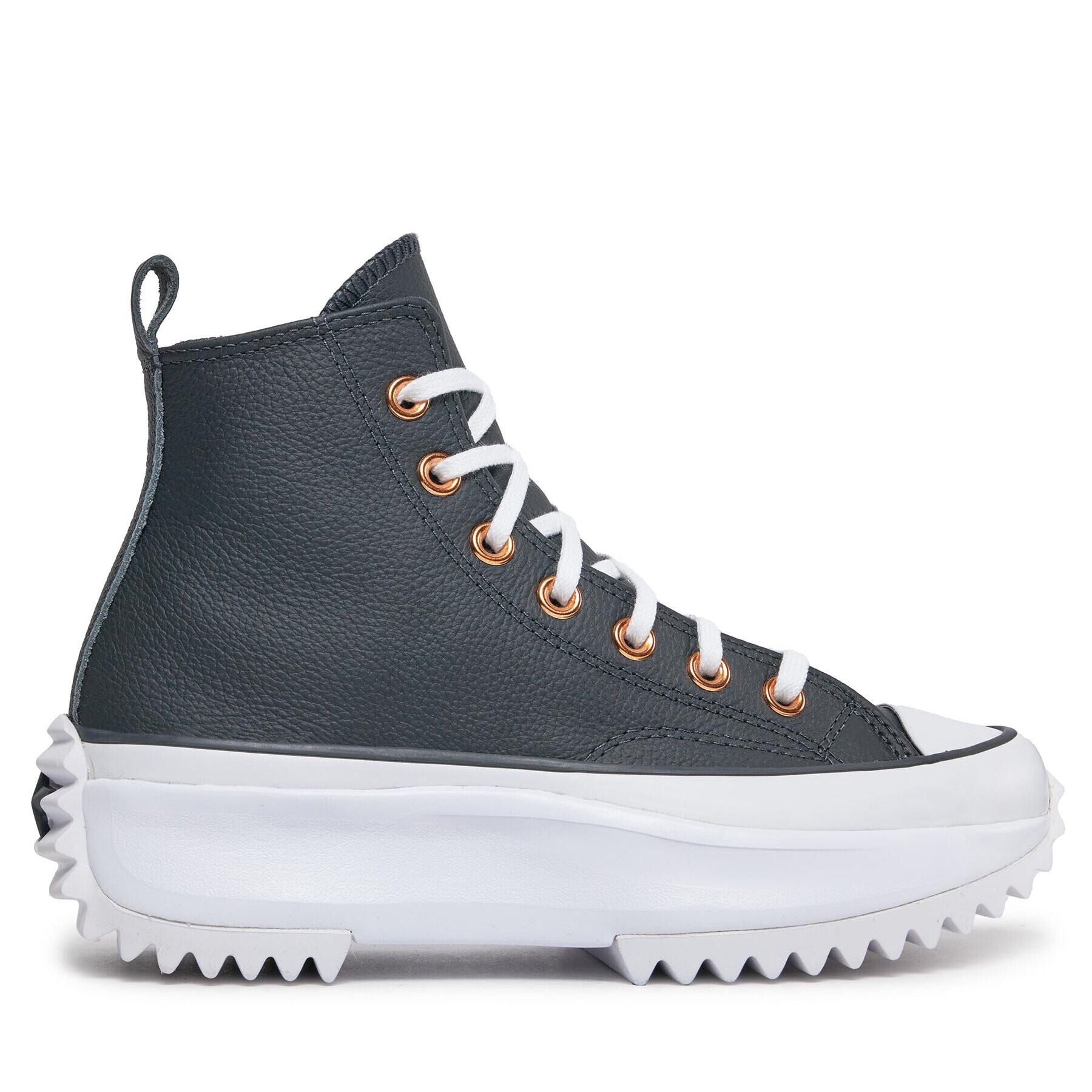 Converse Сникърси Run Star Hike Platform Metallic & Leather A04183C Черен - Pepit.bg