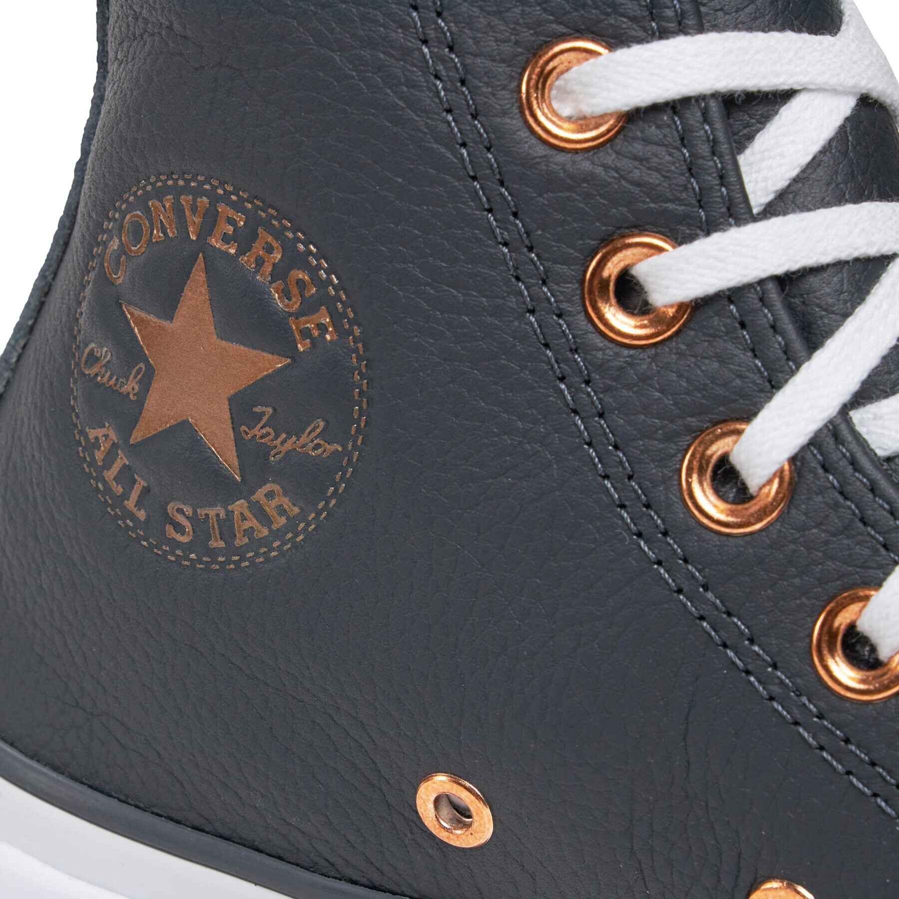 Converse Сникърси Run Star Hike Platform Metallic & Leather A04183C Черен - Pepit.bg