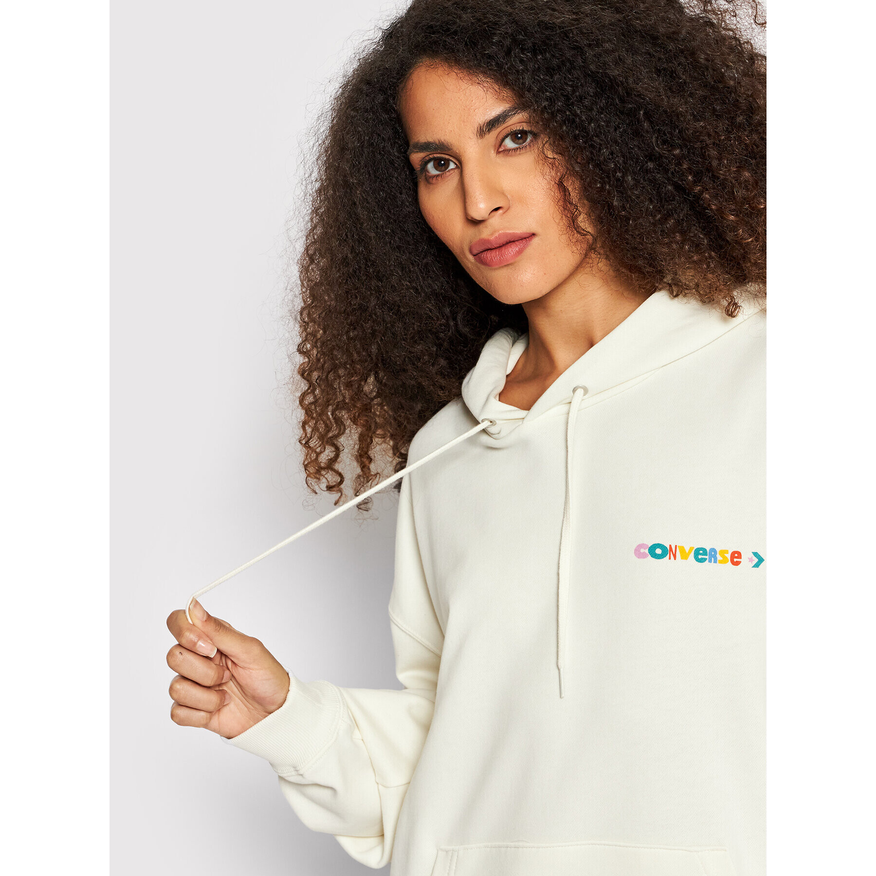 Converse Суитшърт Unisex 10023949-A01 Бежов Relaxed Fit - Pepit.bg