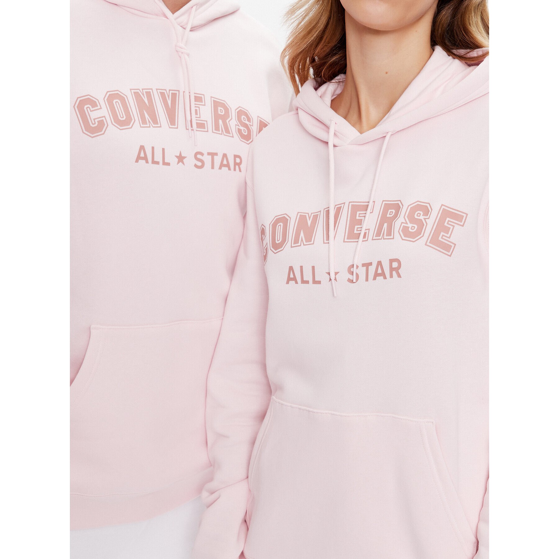 Converse Суитшърт Unisex 10025411-A02 Розов Standard Fit - Pepit.bg