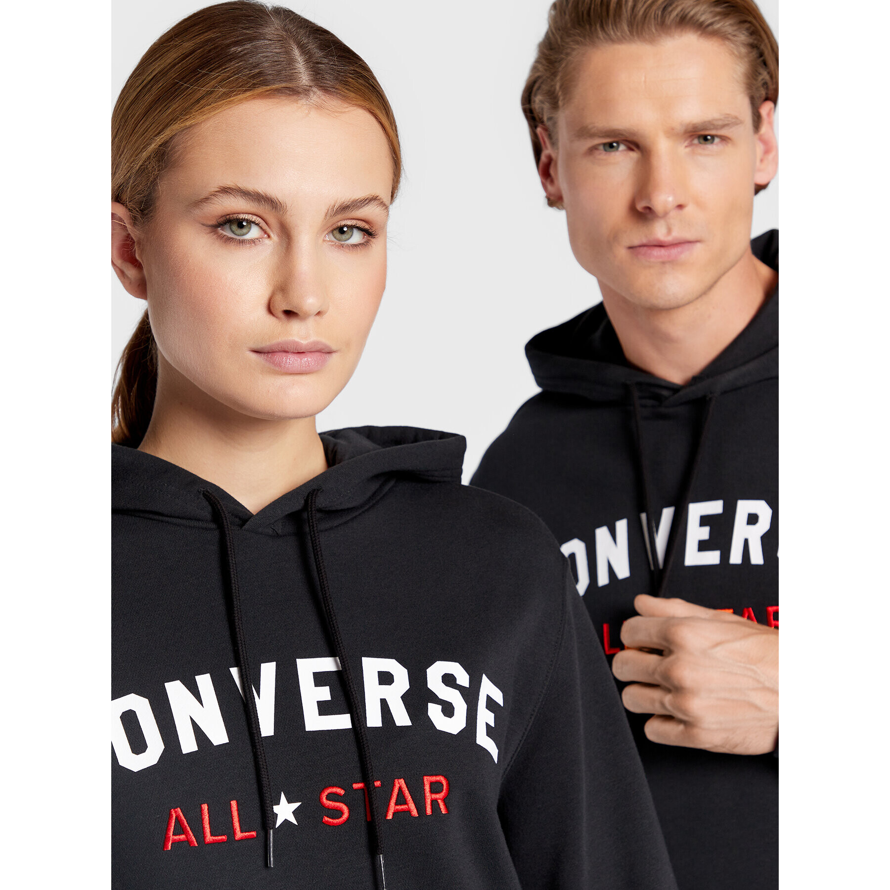 Converse Суитшърт Unisex Center Front All 10023847-A01 Черен Regular Fit - Pepit.bg