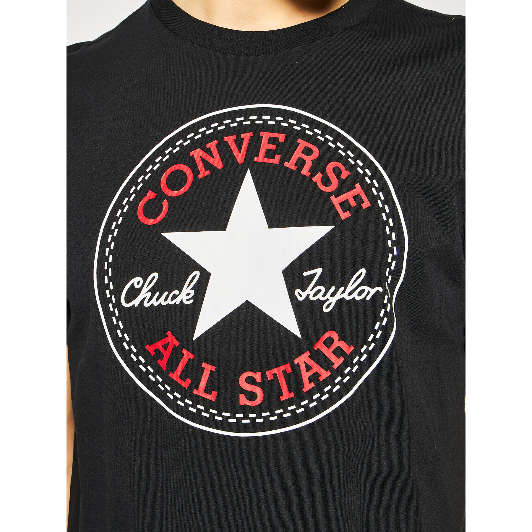 Converse Тишърт Chuck Pack 10007887-A01 Черен Regular Fit - Pepit.bg