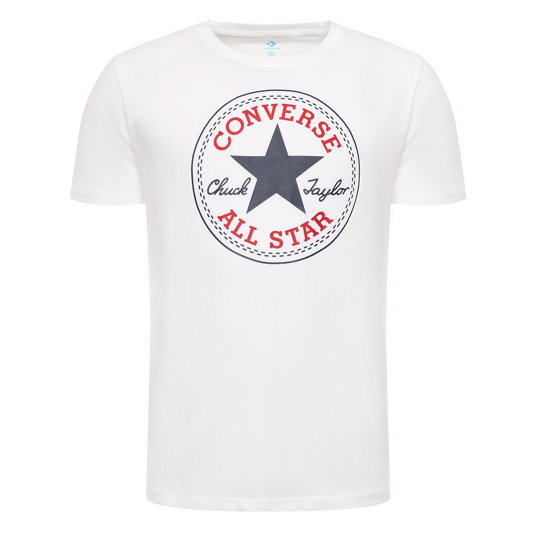 Converse Тишърт Chuck Pack 10007887-A04 Бял Regular Fit - Pepit.bg