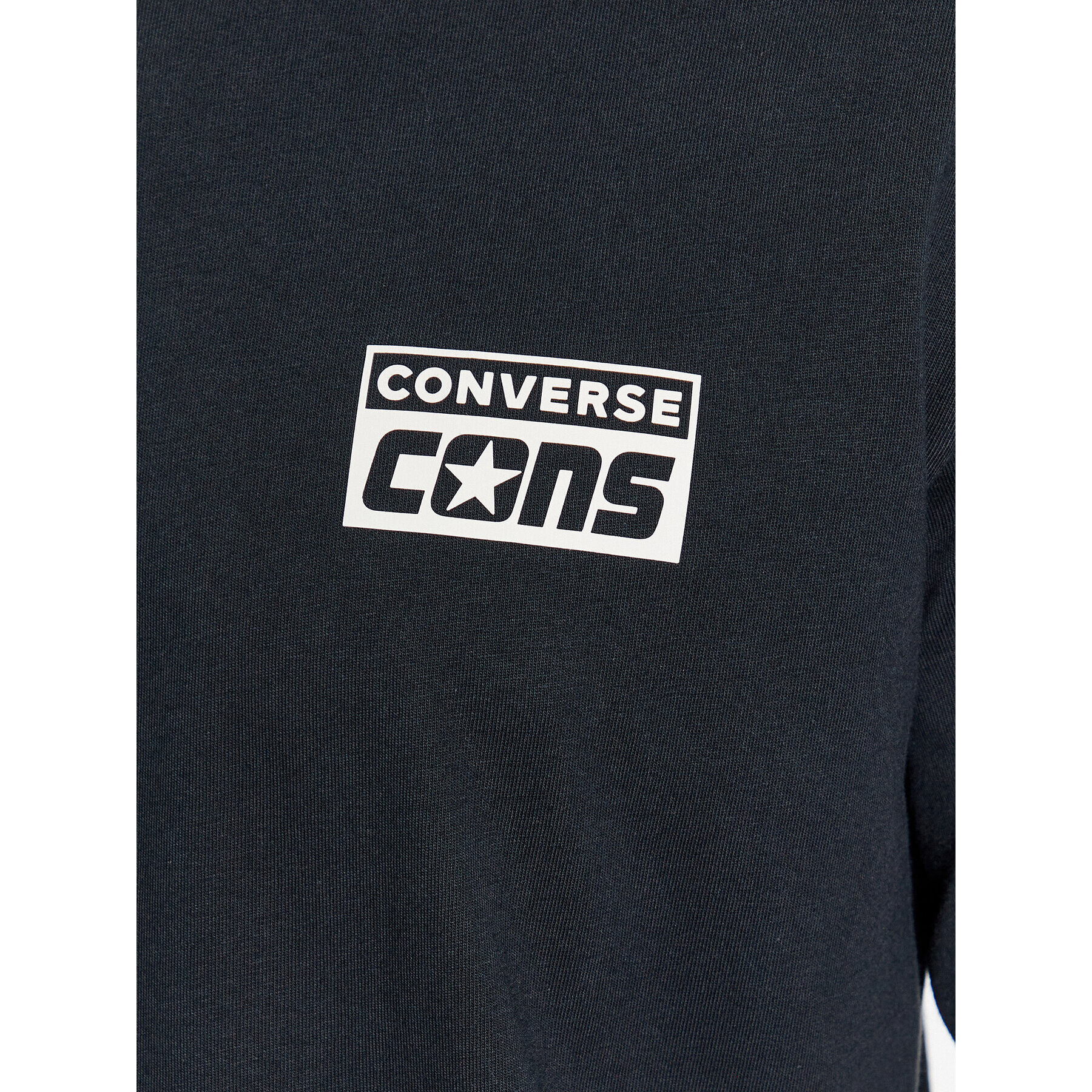 Converse Тишърт Cons Tee 10021134-A01 Черен Regular Fit - Pepit.bg