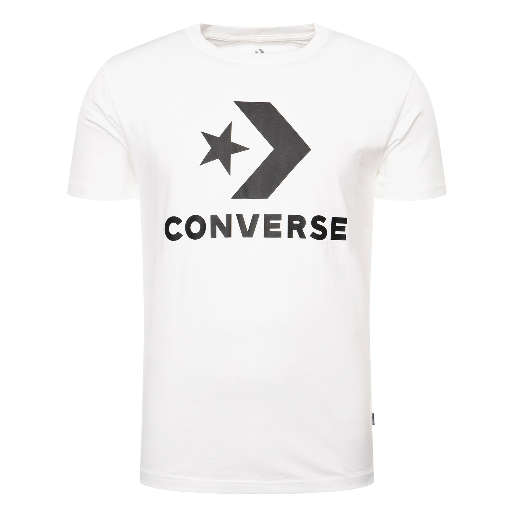 Converse Тишърт Star Chevron 10018568-A02 Бял Regular Fit - Pepit.bg