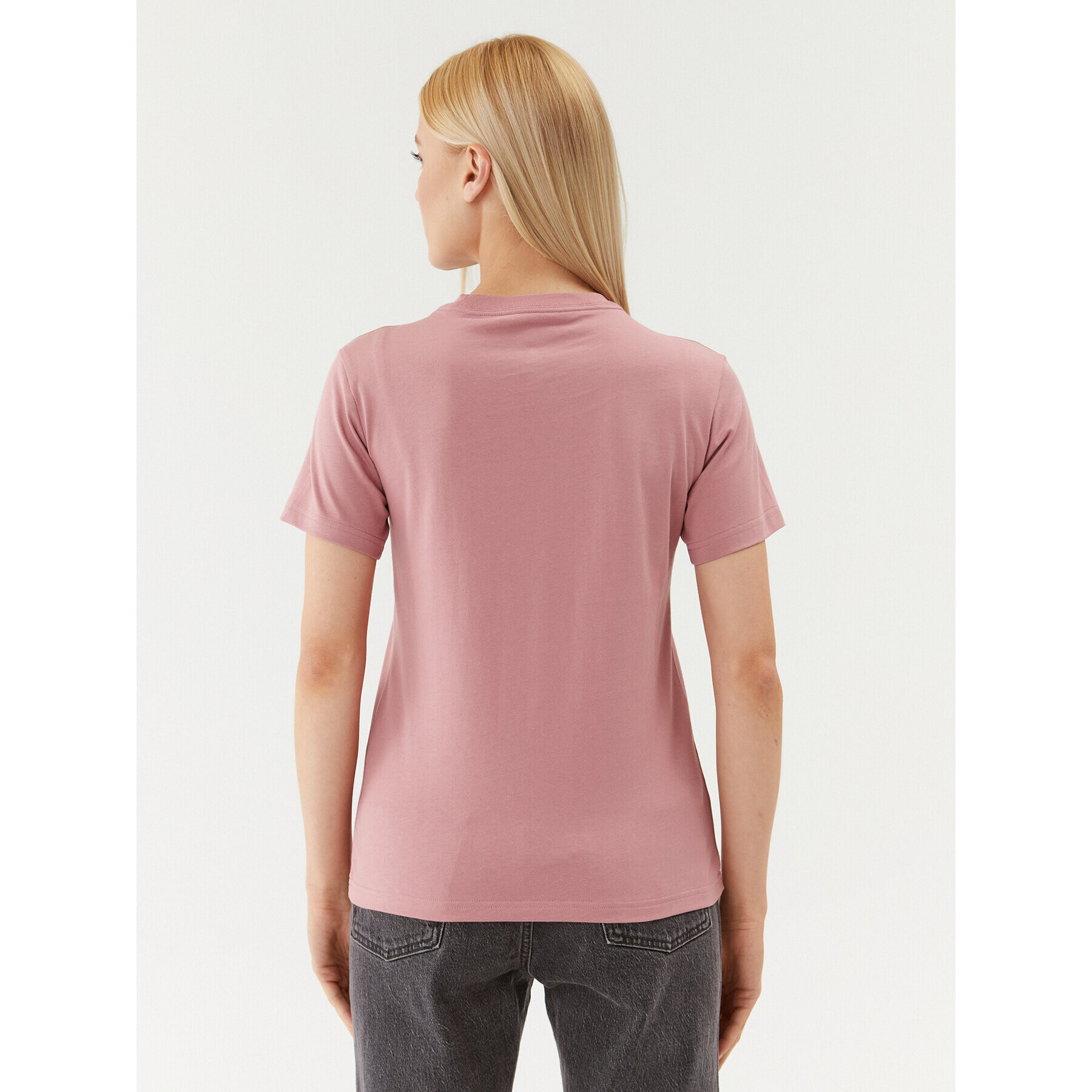 Converse Тишърт Star Chevron Infill Tee 10025214-A03 Розов Regular Fit - Pepit.bg