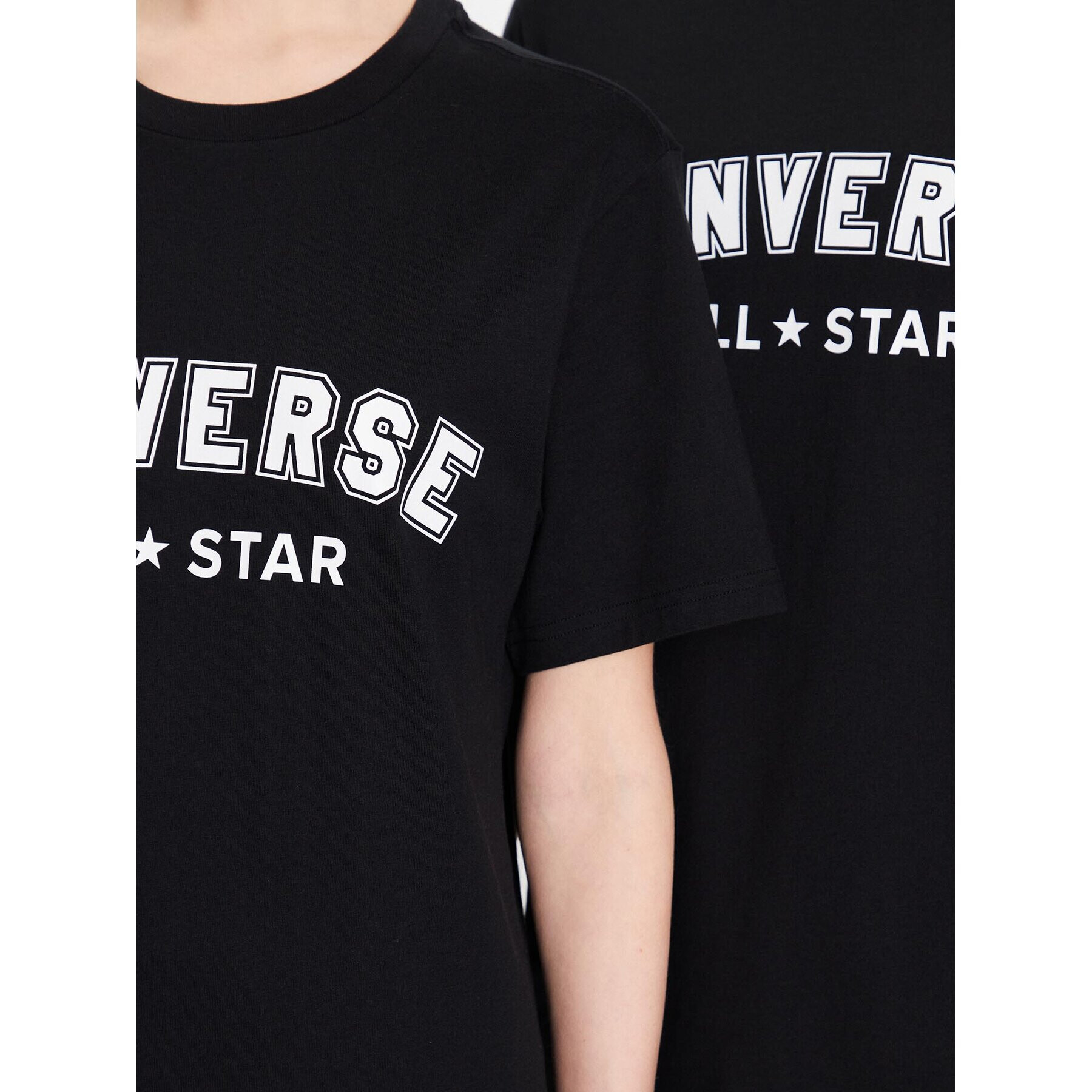 Converse Тишърт Unisex All Star 10024566-A02 Черен Regular Fit - Pepit.bg