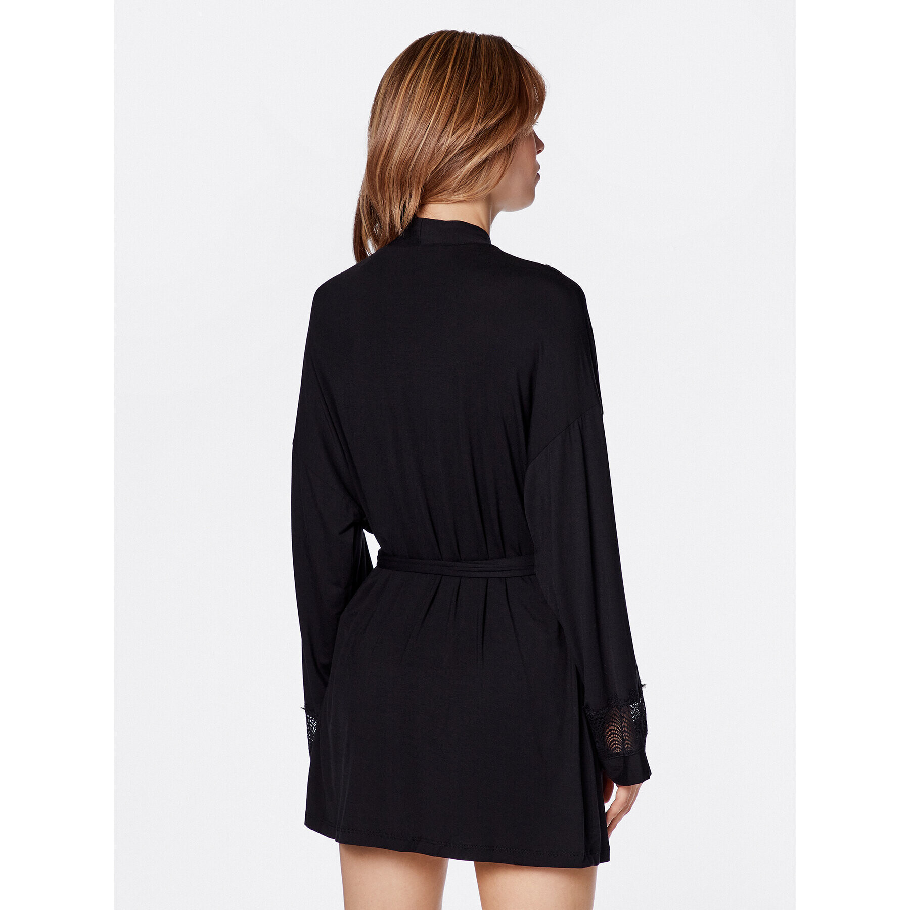 Cosabella Халат Allure ALLSW8091 Черен Regular Fit - Pepit.bg