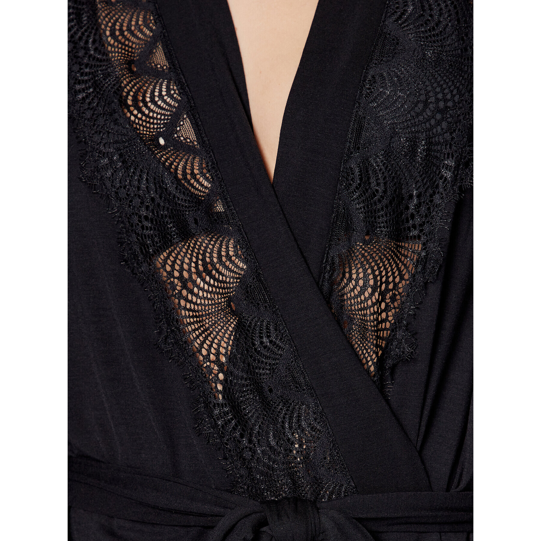 Cosabella Халат Allure ALLSW8091 Черен Regular Fit - Pepit.bg