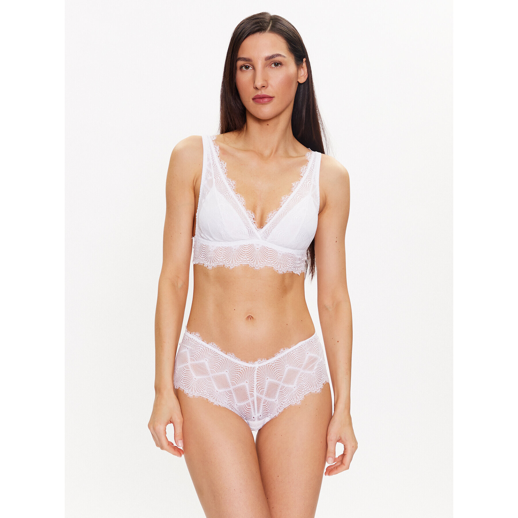 Cosabella Сутиен бралет Allure Plunge ALLUR1321 Бял - Pepit.bg