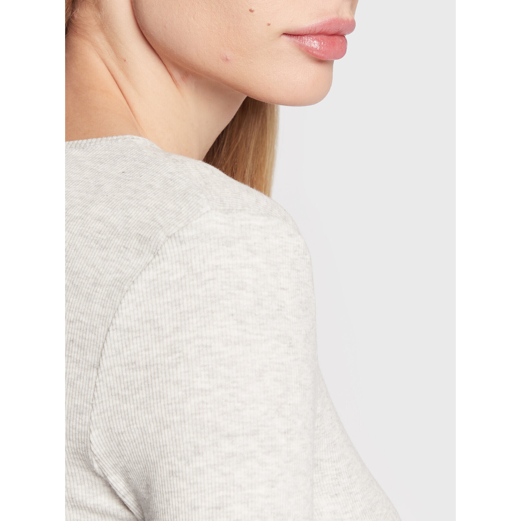 Cotton On Блуза 2052741 Сив Slim Fit - Pepit.bg