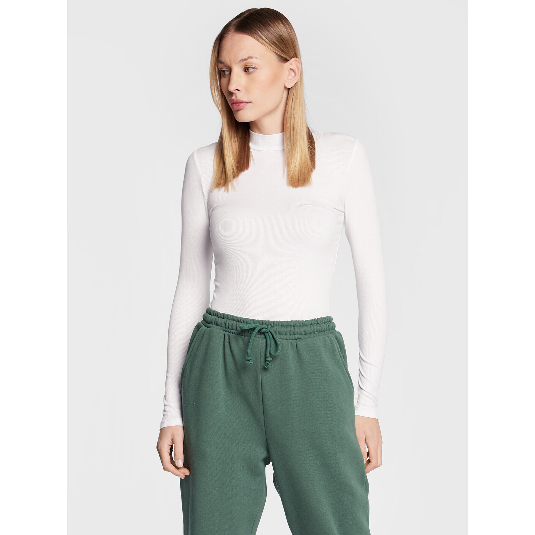 Cotton On Блуза 2054051 Бял Slim Fit - Pepit.bg