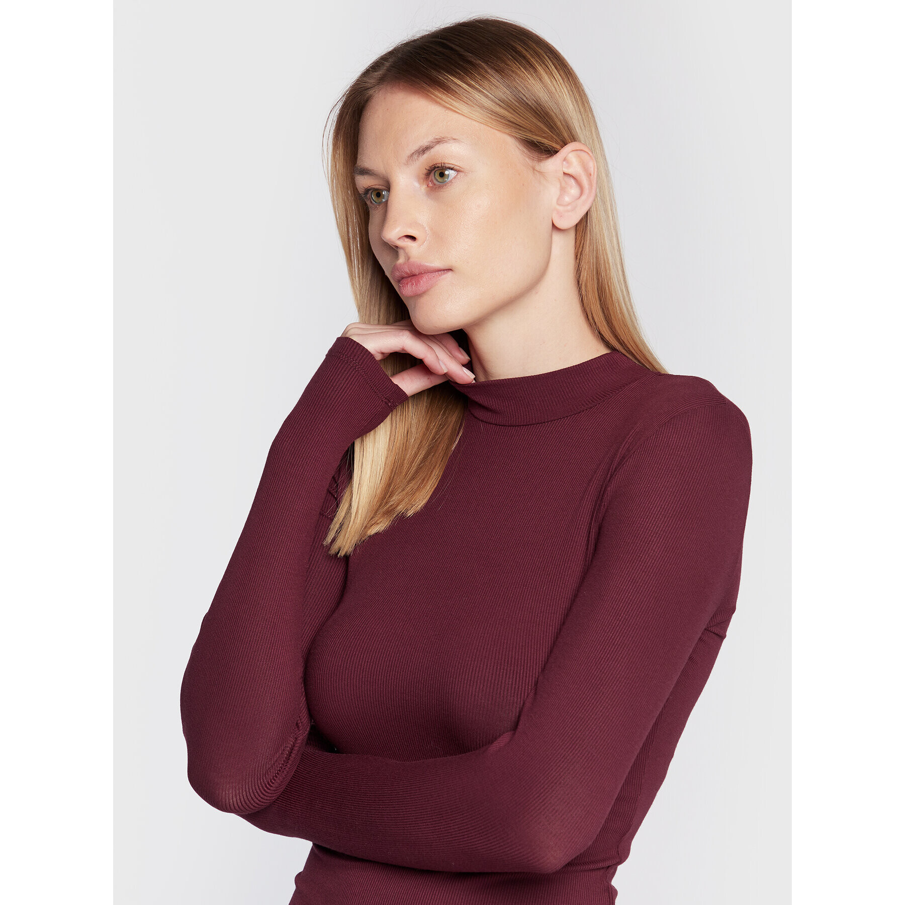 Cotton On Блуза 2054051 Бордо Regular Fit - Pepit.bg