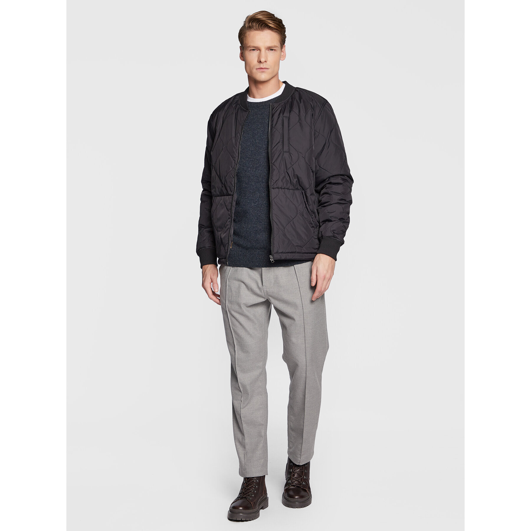 Cotton On Яке бомбър 3611866 Черен Regular Fit - Pepit.bg